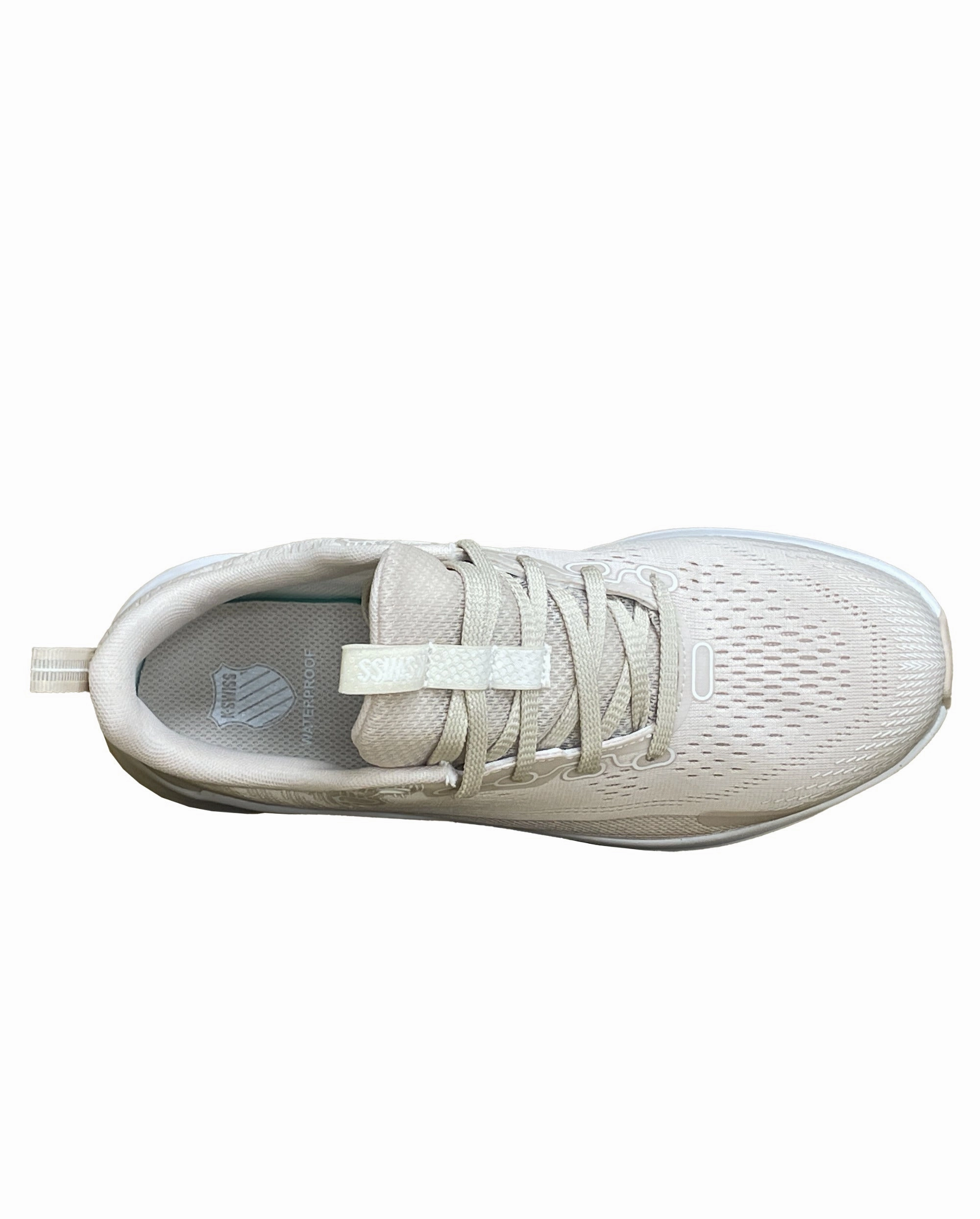99458-614-M | WOMEN'S PROTO TRAINER WATERPROOF SNEAKERS | SAND/BLANC DE BLANC