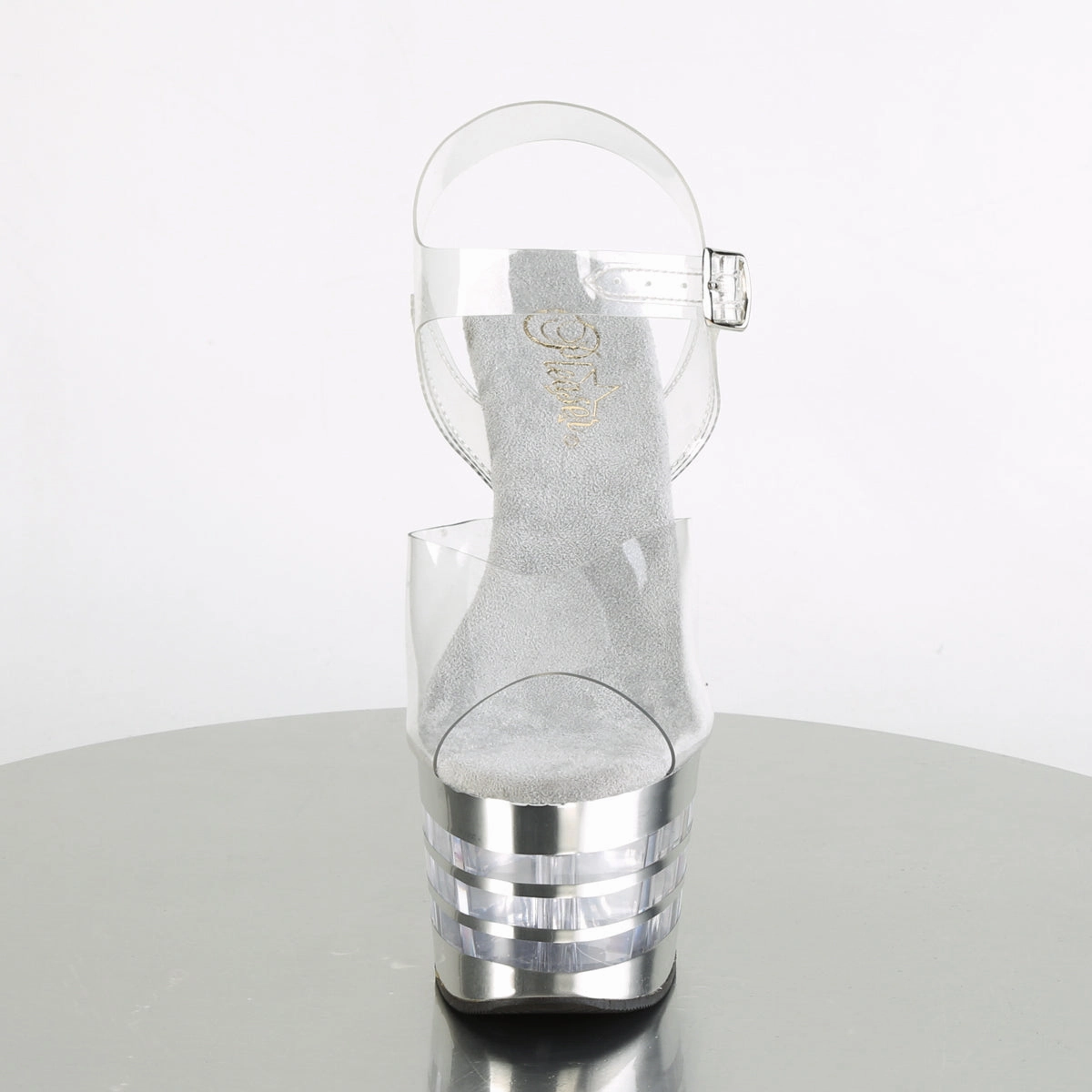 ADORE-708CHLN  Clear/Silver Chrome