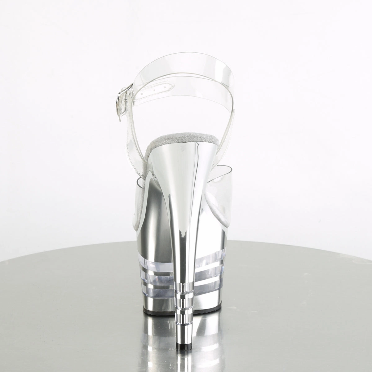 ADORE-708CHLN  Clear/Silver Chrome