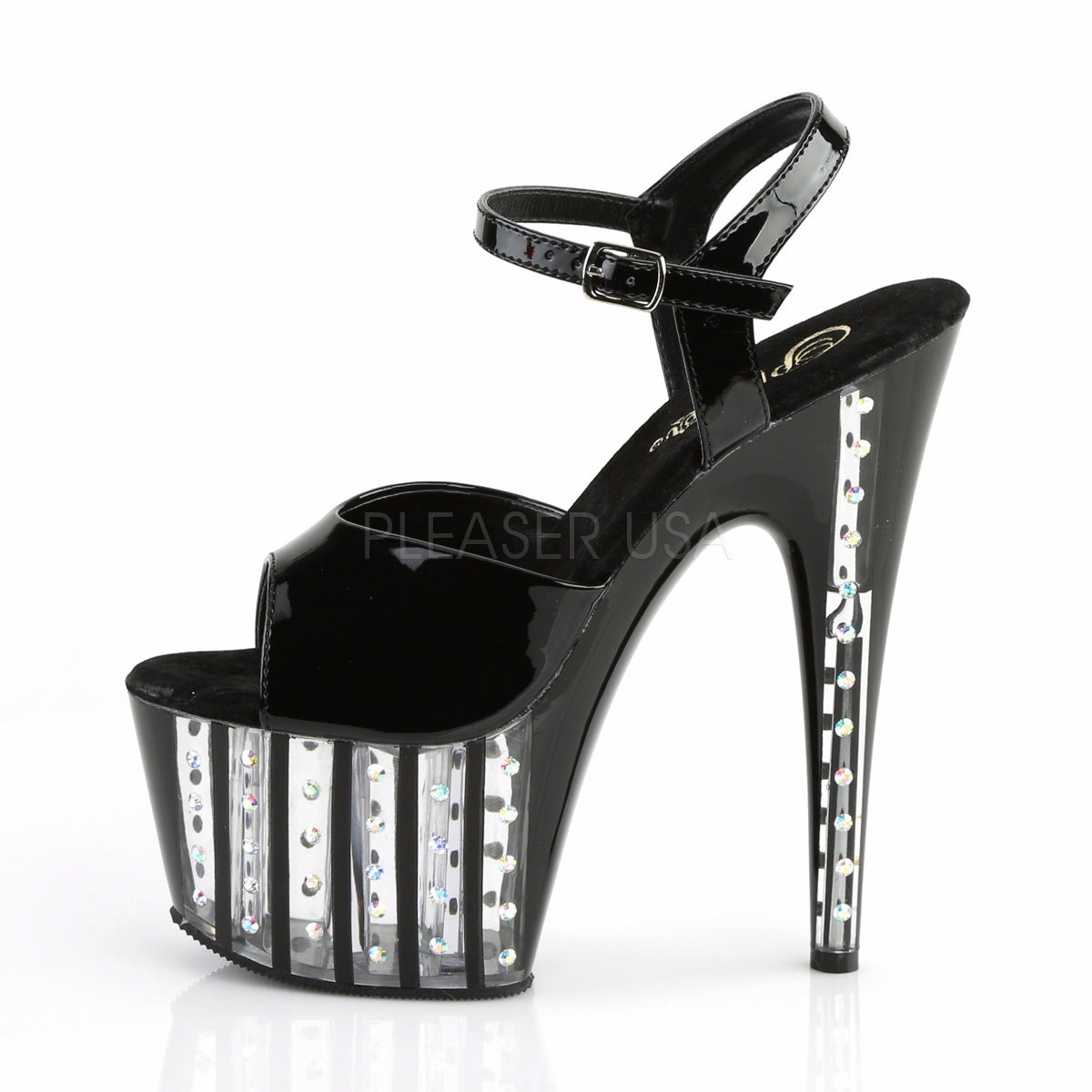 ADORE-709VLRS  Black Patent/Black