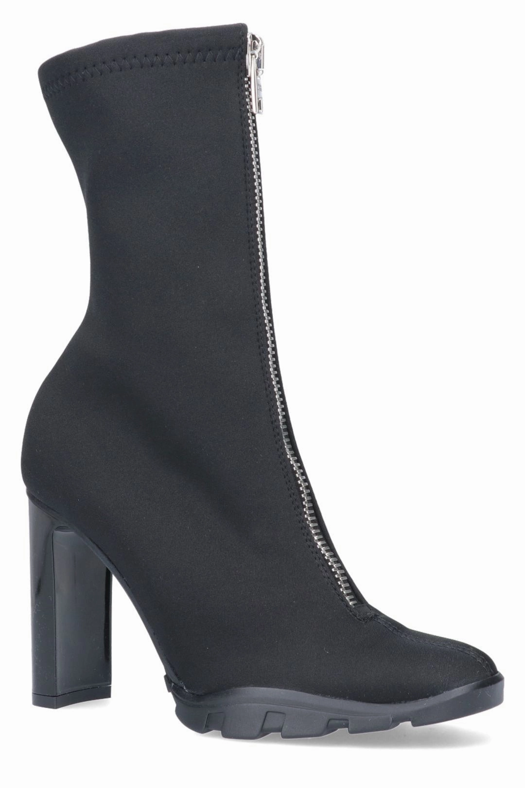 Alexander McQueen Front Zip Heeled Boots