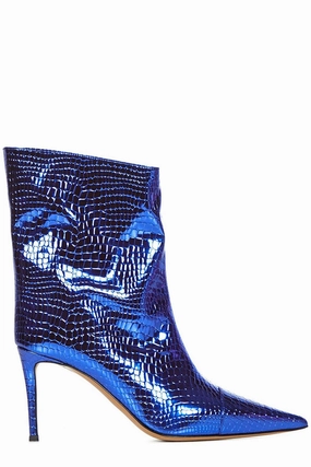 Alexandre Vauthier Metallic Effect Embossed Boots