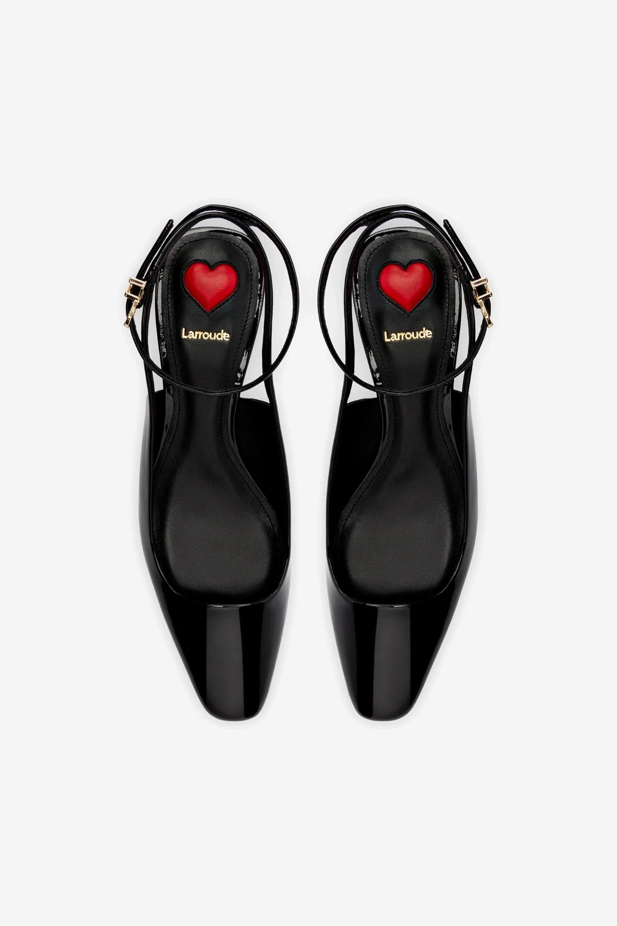 Amal Pump In Black Patent Leather
