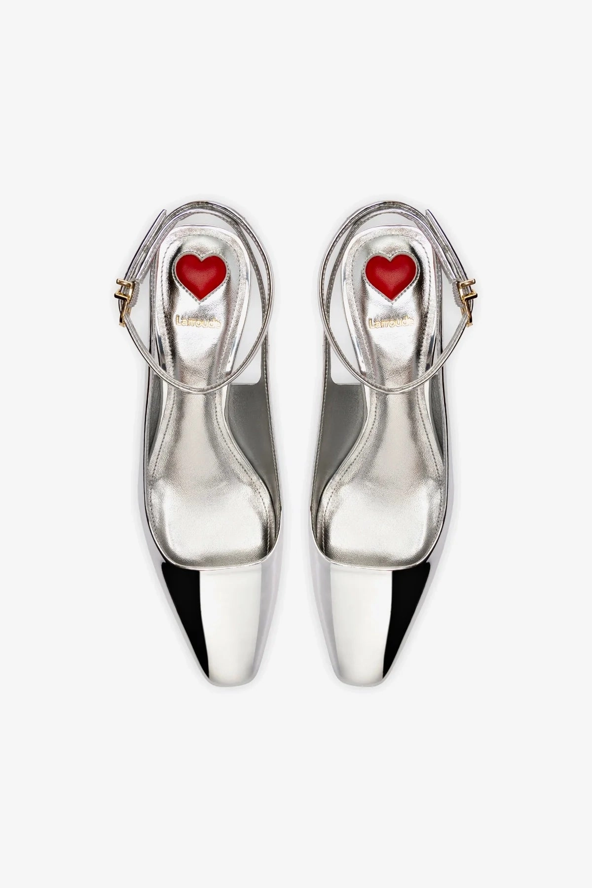 Amal Pump In Silver Specchio