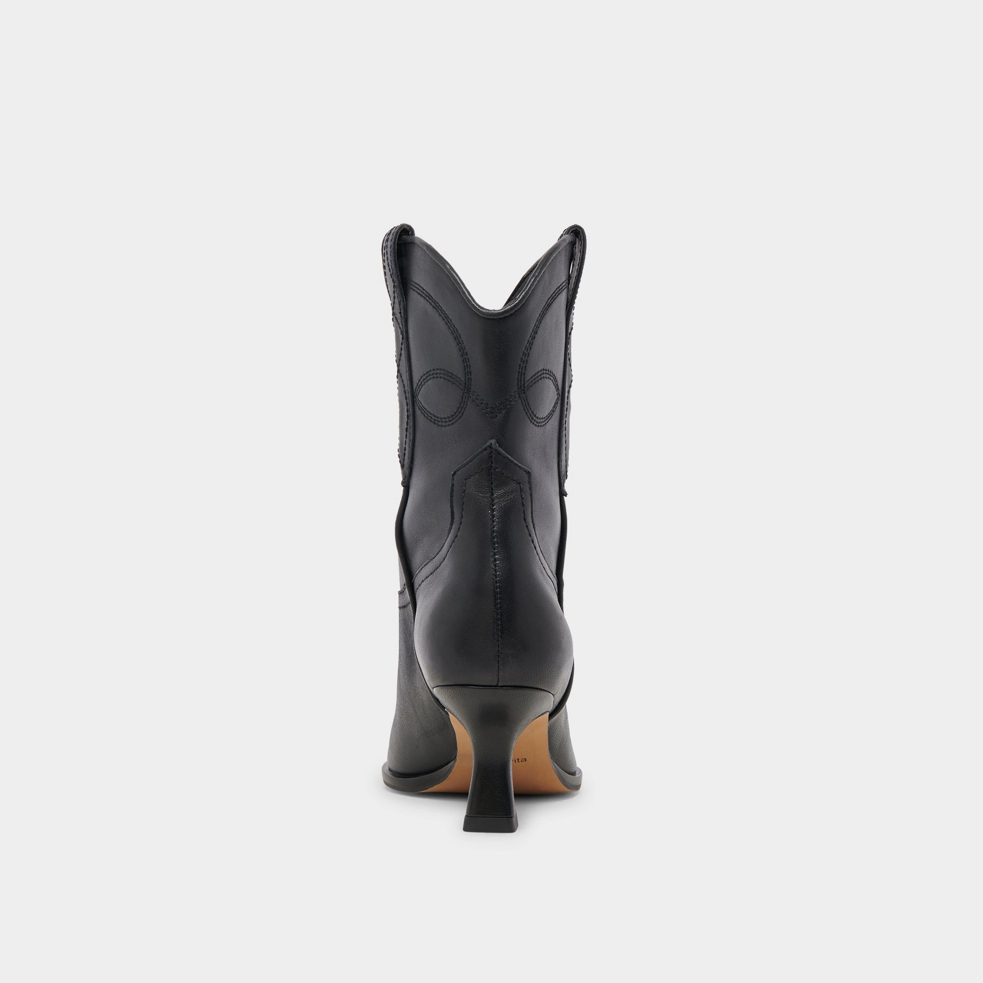 ANGEL BOOTIES BLACK LEATHER