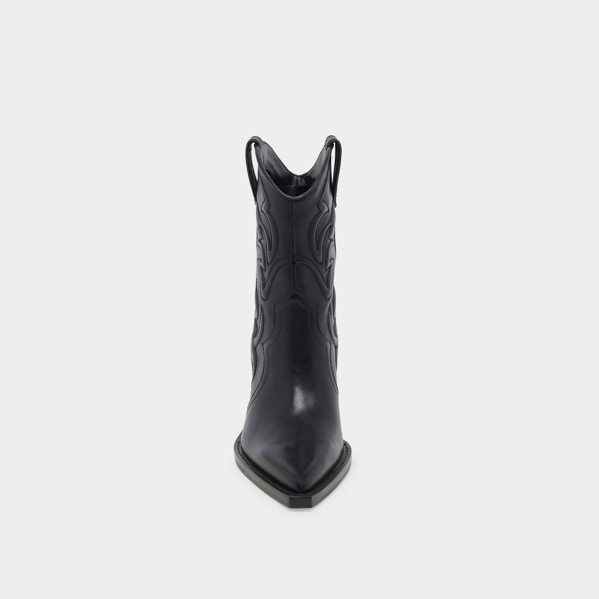 ANGEL BOOTIES BLACK LEATHER