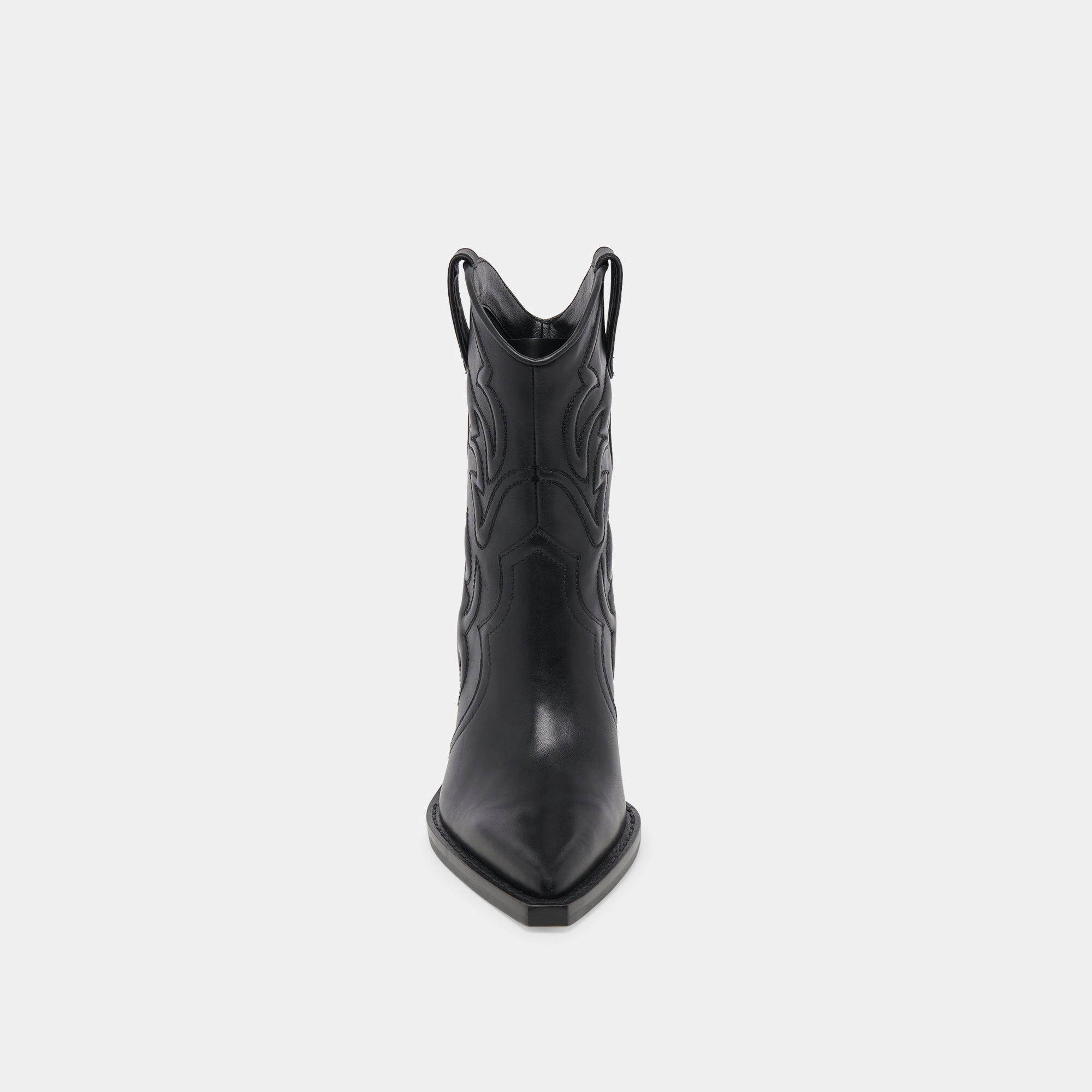 ANGEL BOOTIES BLACK LEATHER