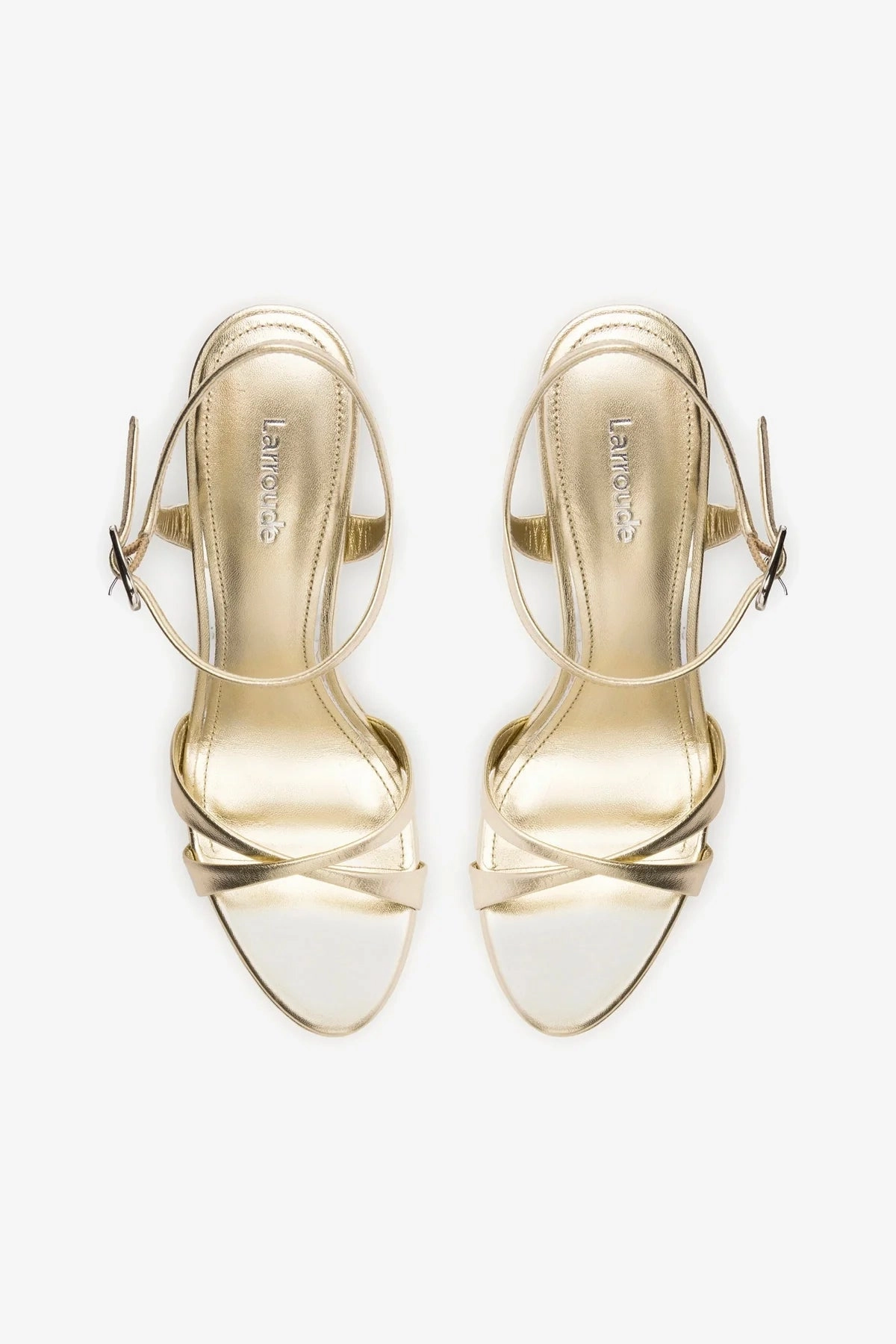 Angelina Sandal In Gold Metallic Leather