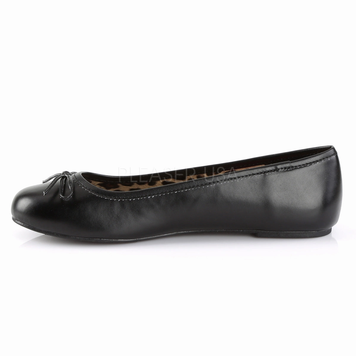 ANNA-01  Black Faux Leather