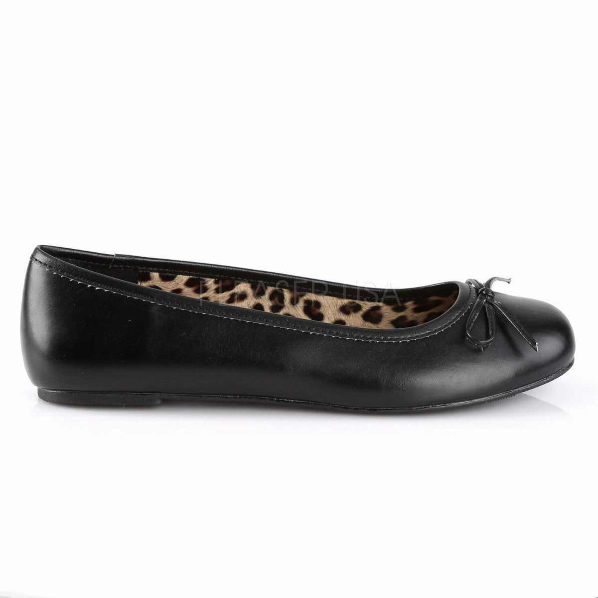 ANNA-01  Black Faux Leather