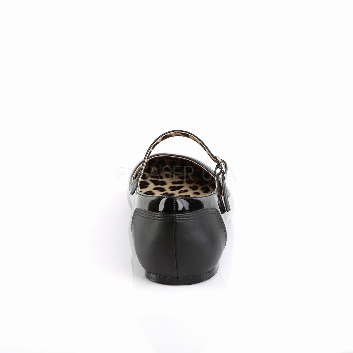 ANNA-02  Black Patent-Faux Leather