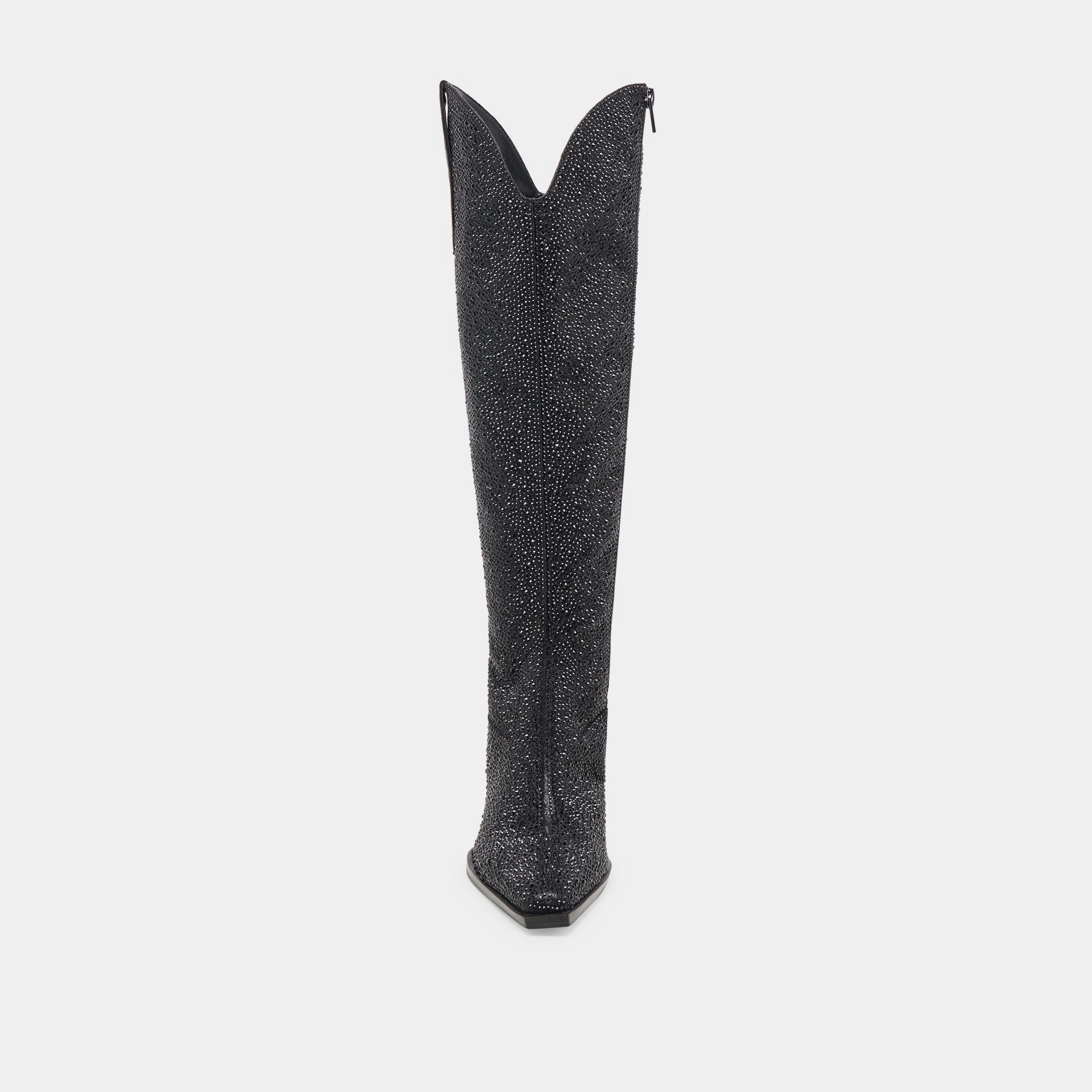 ARIANA CRYSTAL BOOTS BLACK METALLIC CRYSTAL