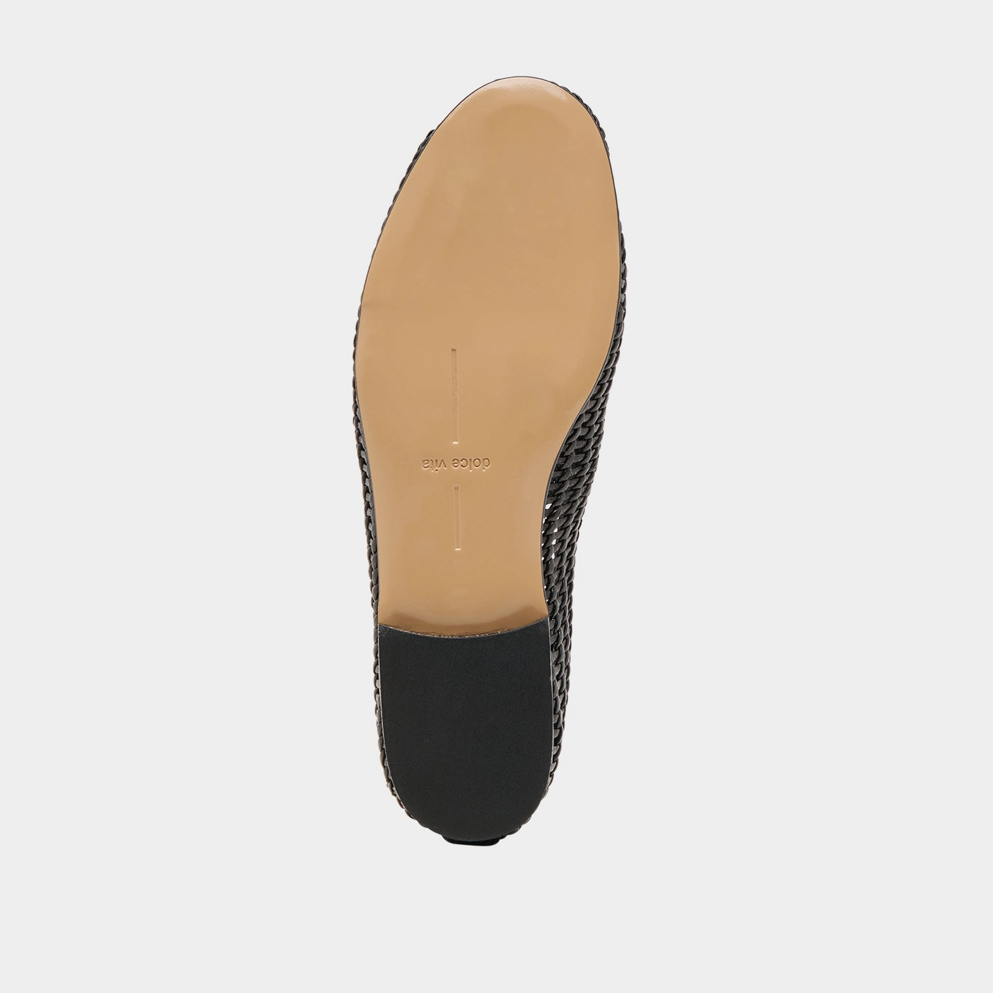 ARMOND FLATS BLACK WOVEN LEATHER
