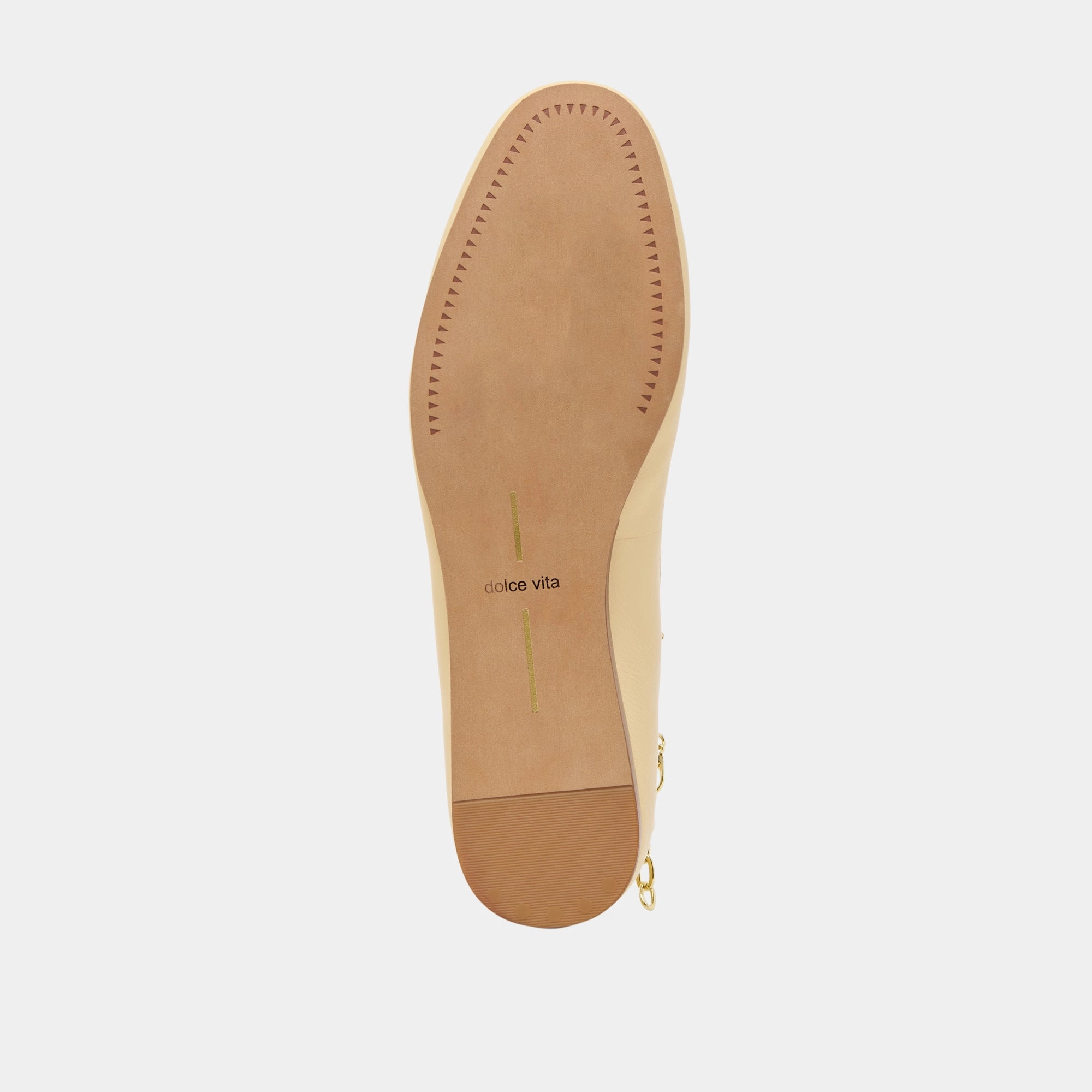 BAIDEN BALLET FLATS WARM NATURAL LEATHER