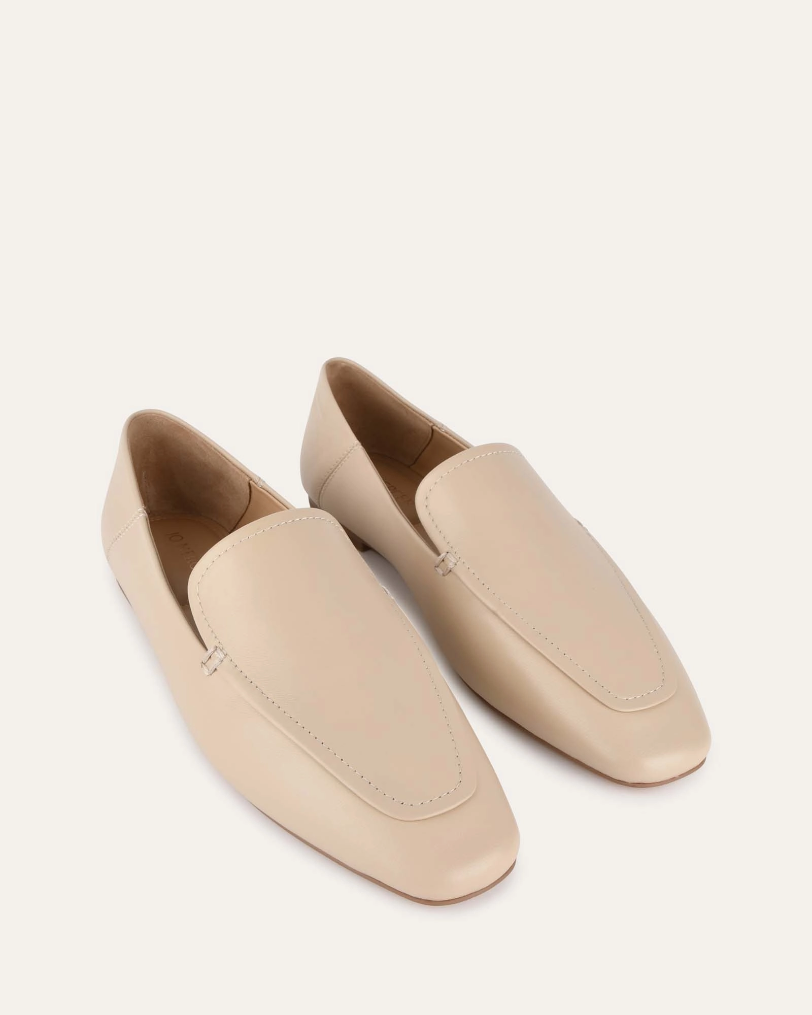 BEAN LOAFERS SAND LEATHER