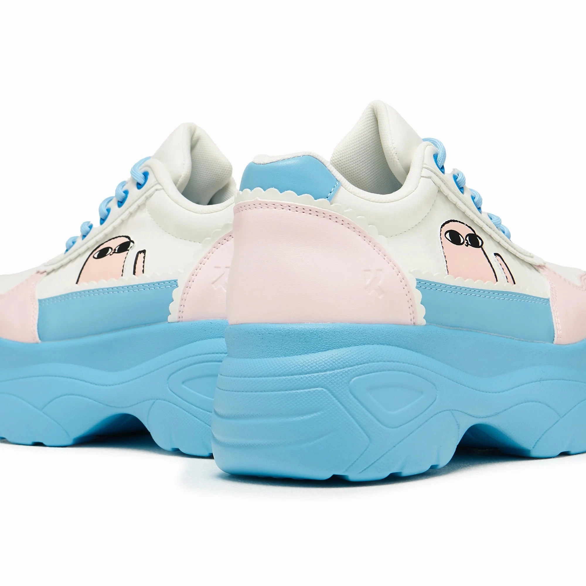 Bean says Hi Chunky Trainers - Blue