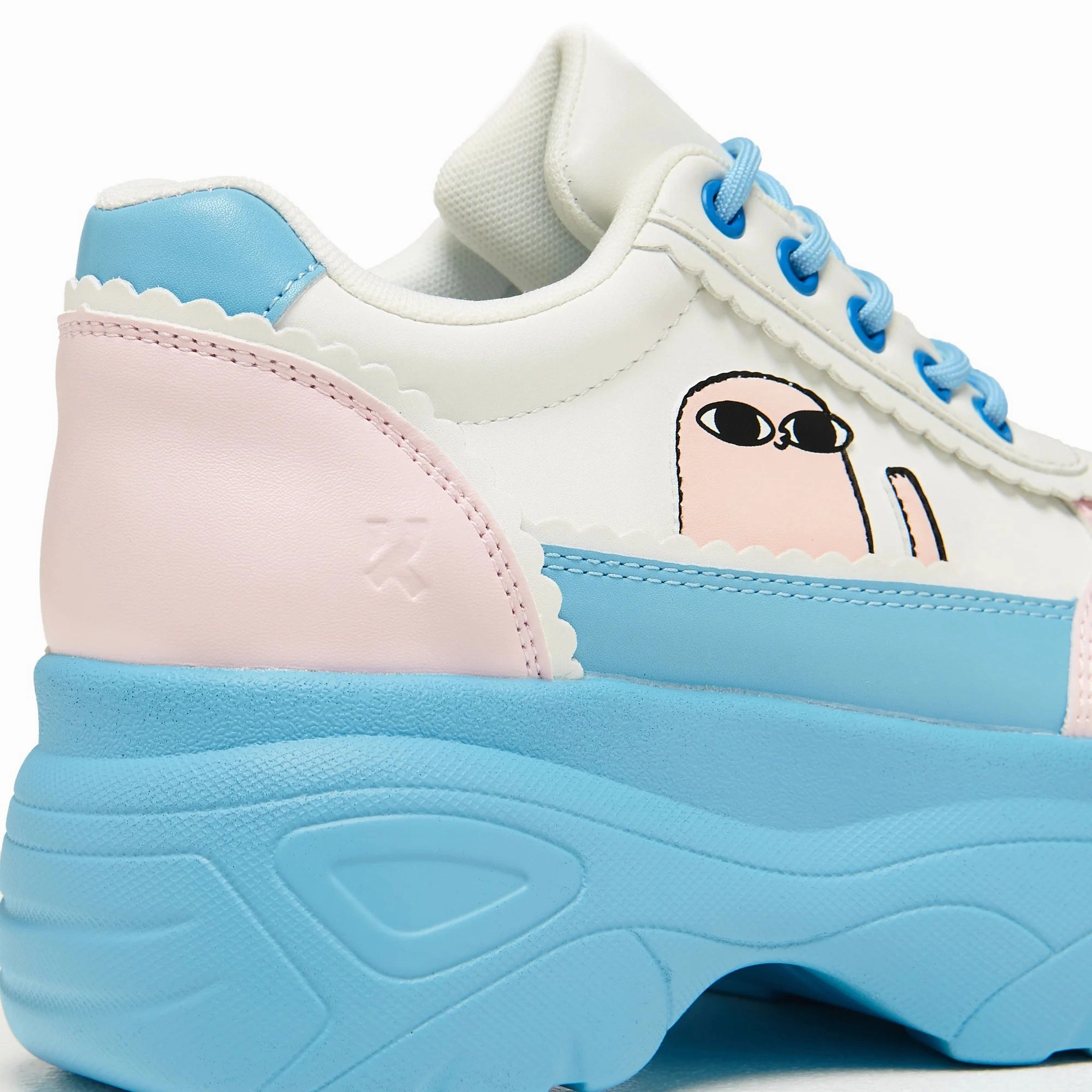 Bean says Hi Chunky Trainers - Blue