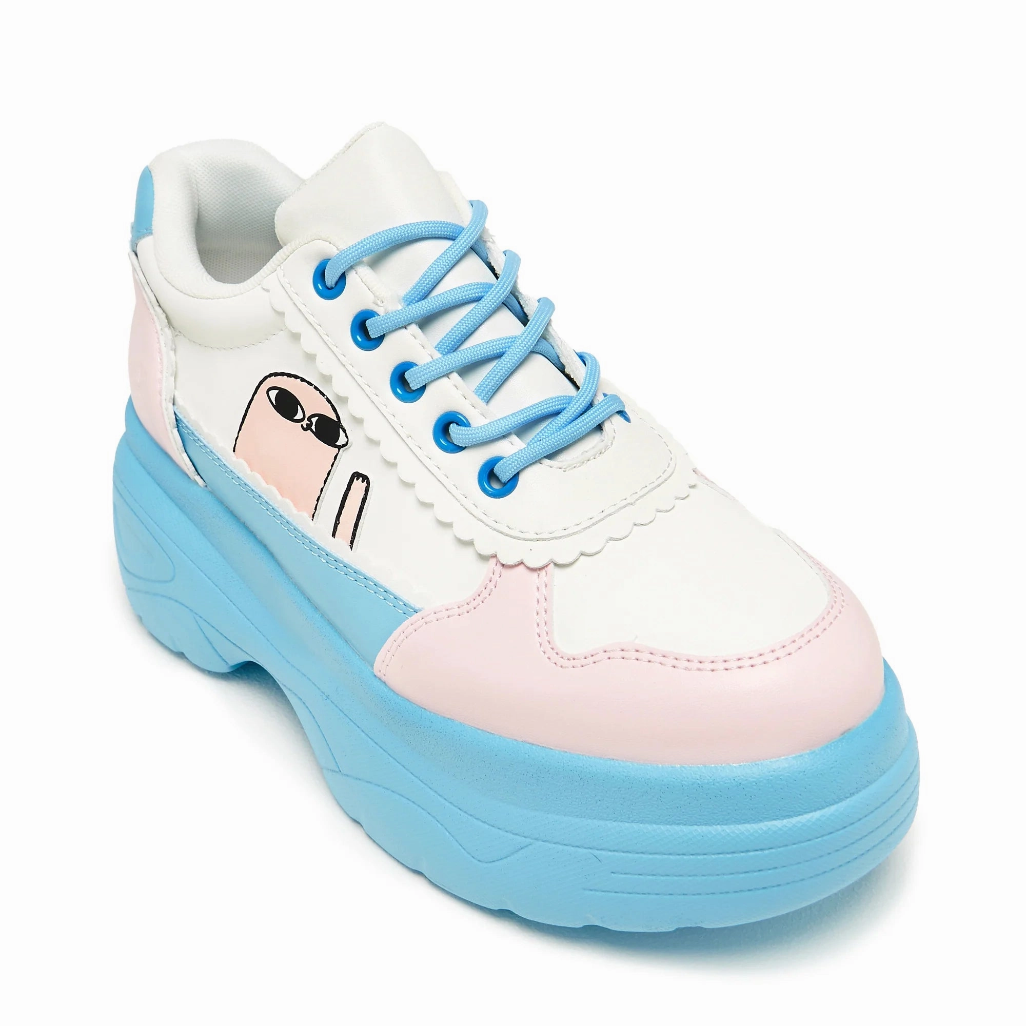 Bean says Hi Chunky Trainers - Blue