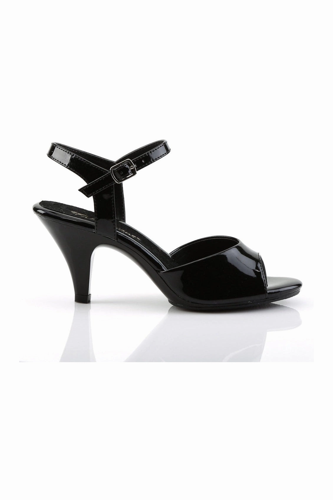 BELLE-309 Sandal | Black Patent