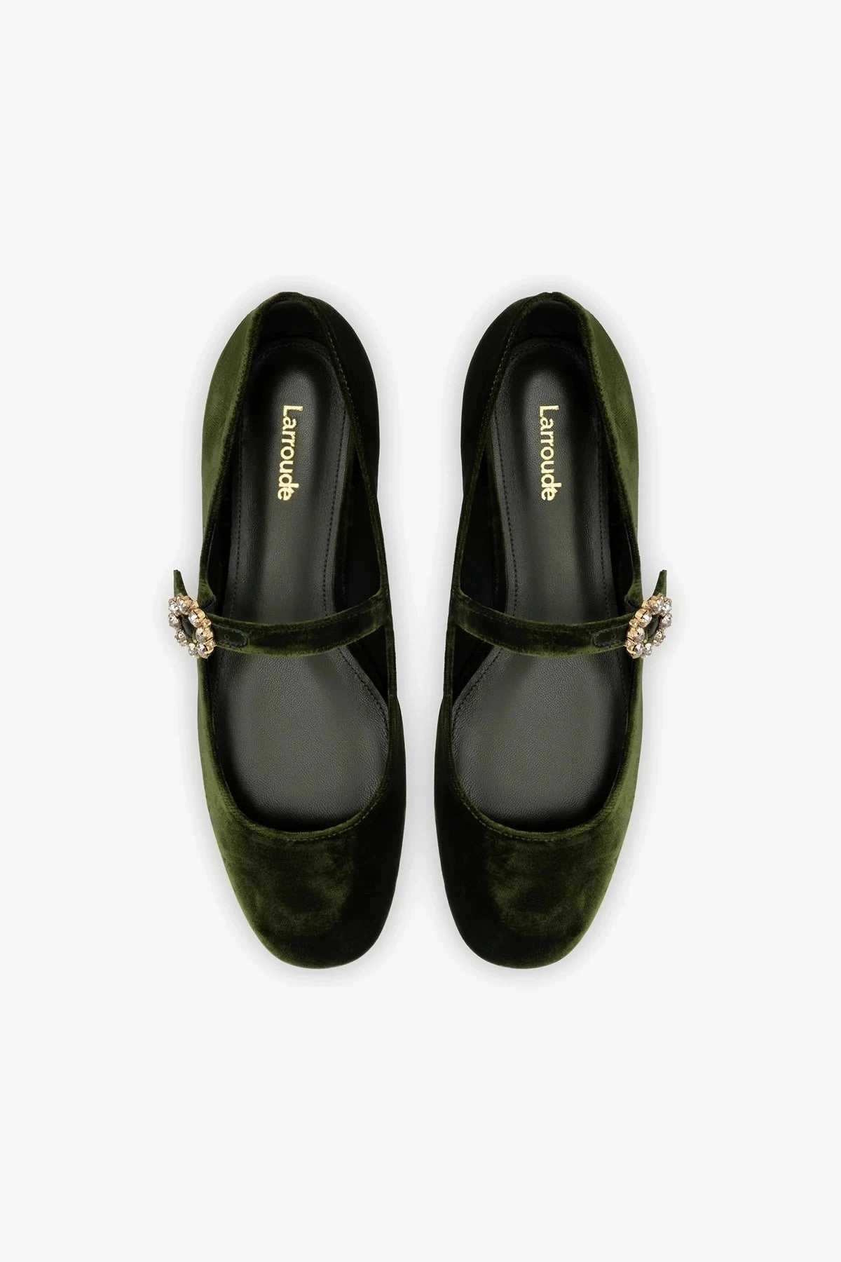 Blair Ballet Flat In Bosco Velvet