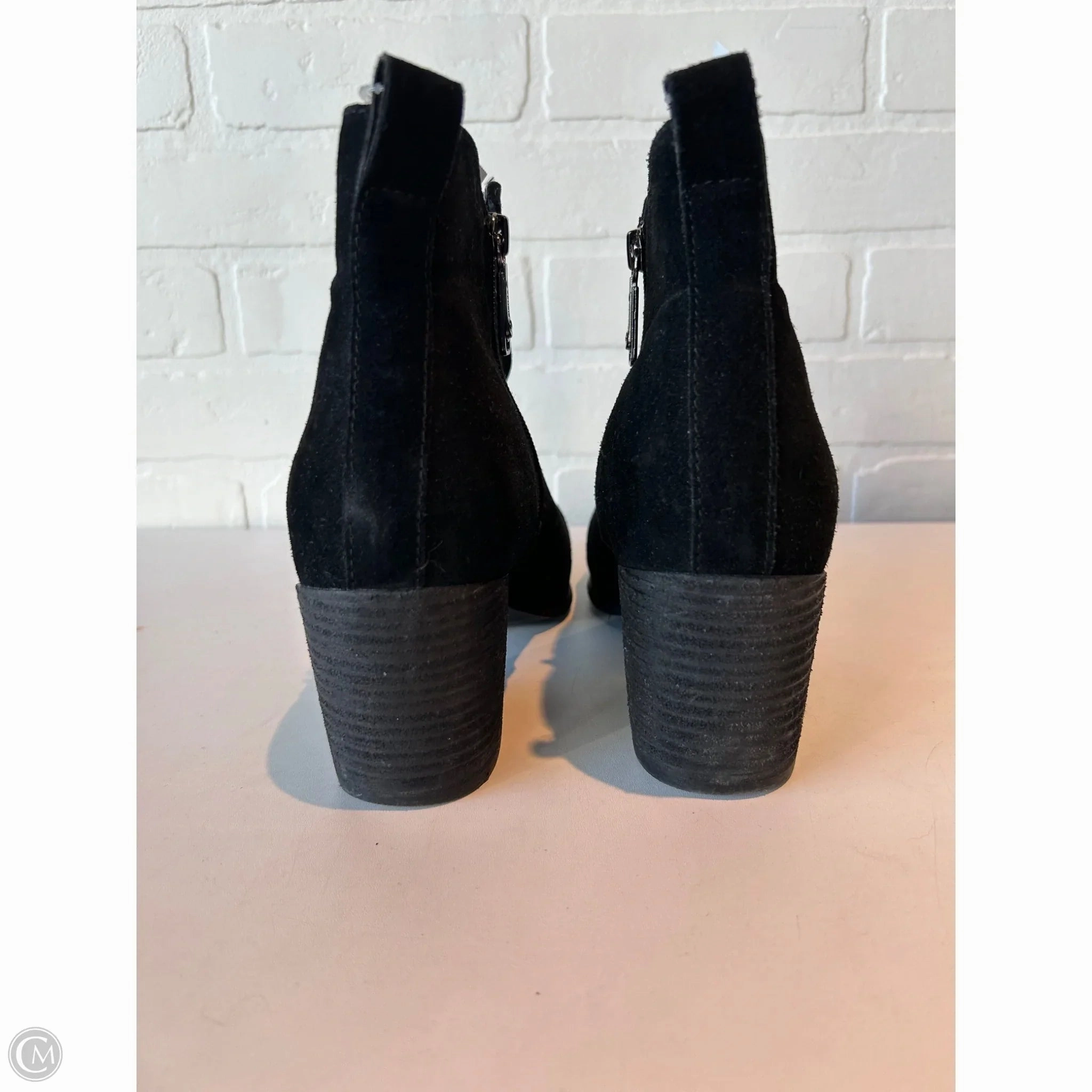 Boots Ankle Heels By Blondo In Black, Size: 10