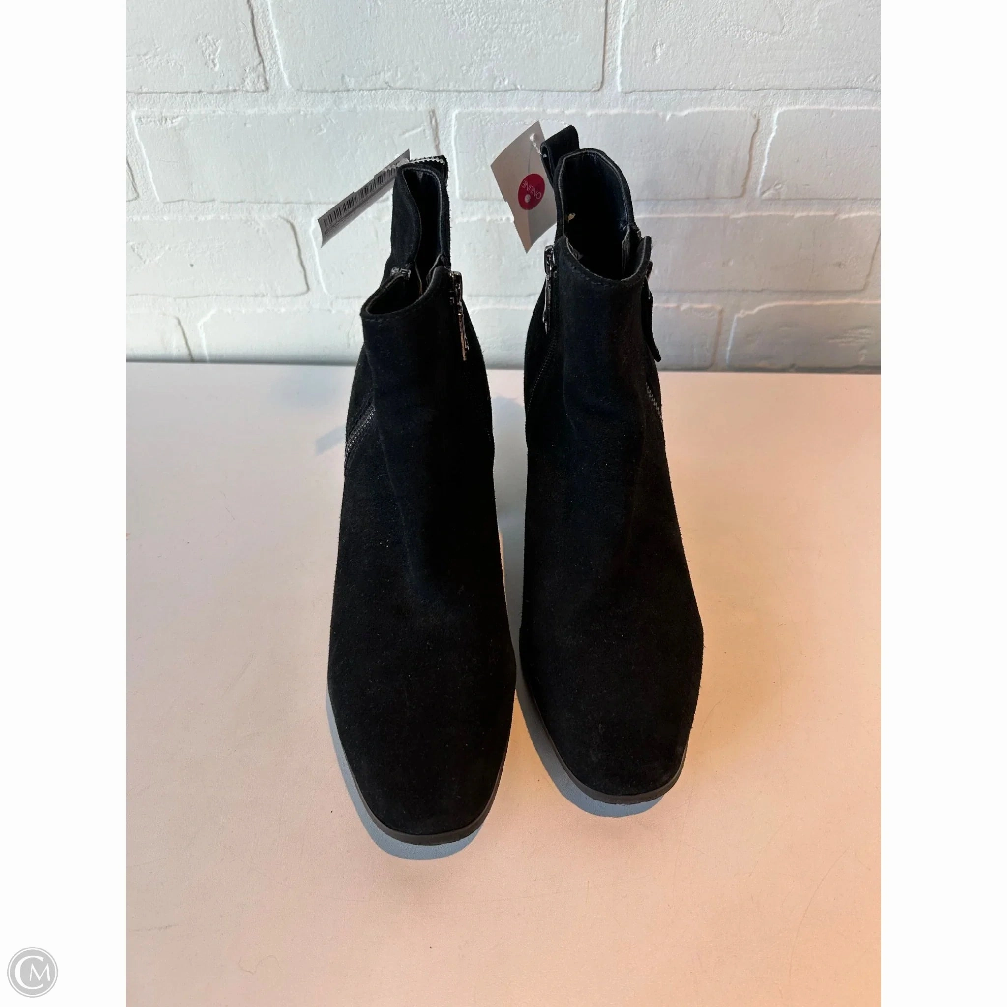 Boots Ankle Heels By Blondo In Black, Size: 10