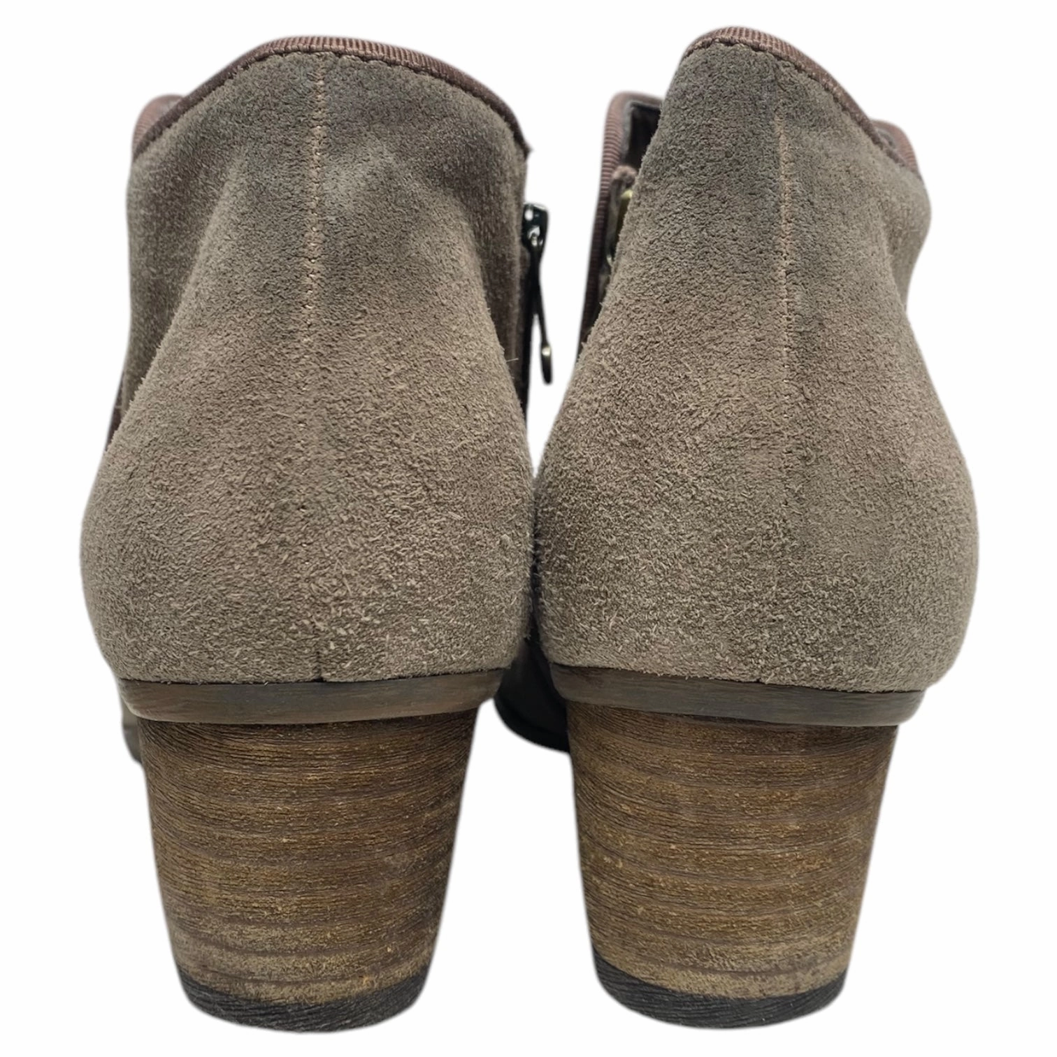 Boots Ankle Heels By Blondo In Brown, Size: 8