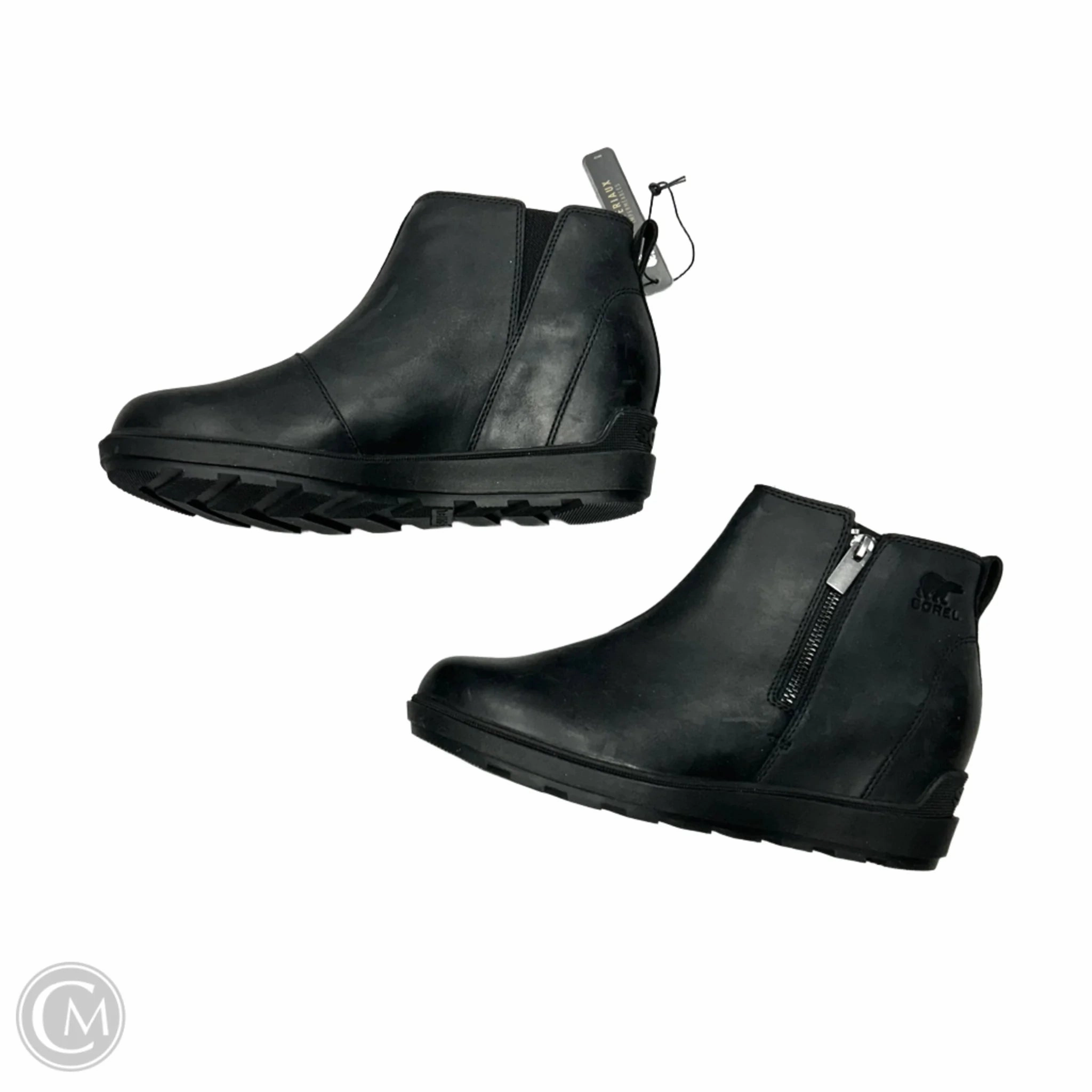 Boots Ankle Heels By Sorel In Black, Size: 8.5