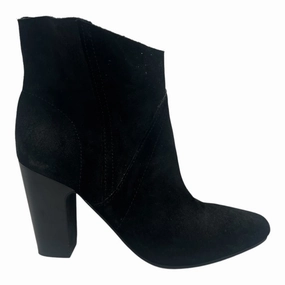 Boots Ankle Heels By Vince Camuto In Black, Size:7.5