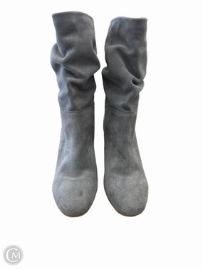 Boots Mid-calf Heels By Chinese Laundry In Grey, Size: 7