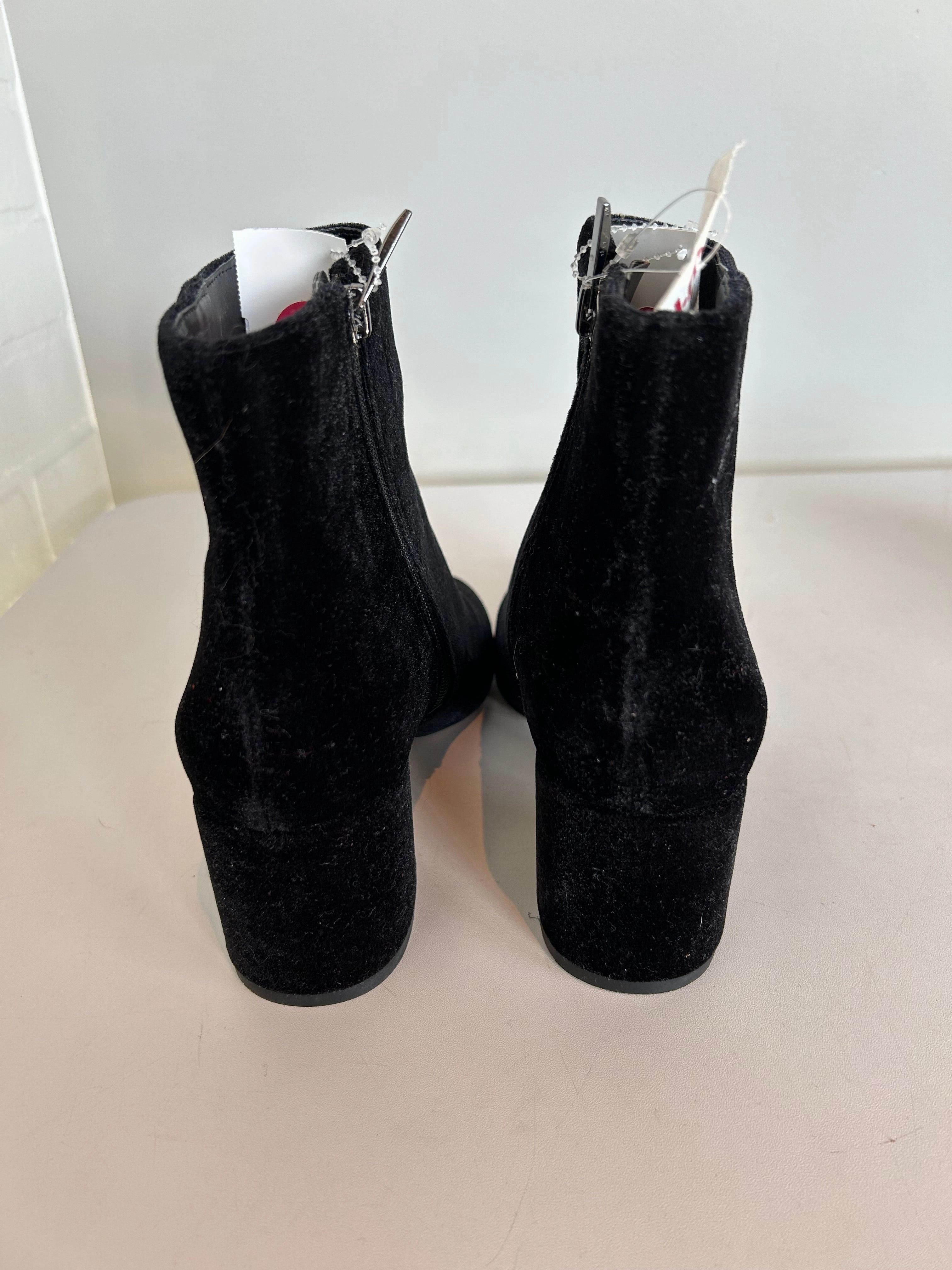 Boots Mid-calf Heels By Franco Sarto In Black, Size: 7