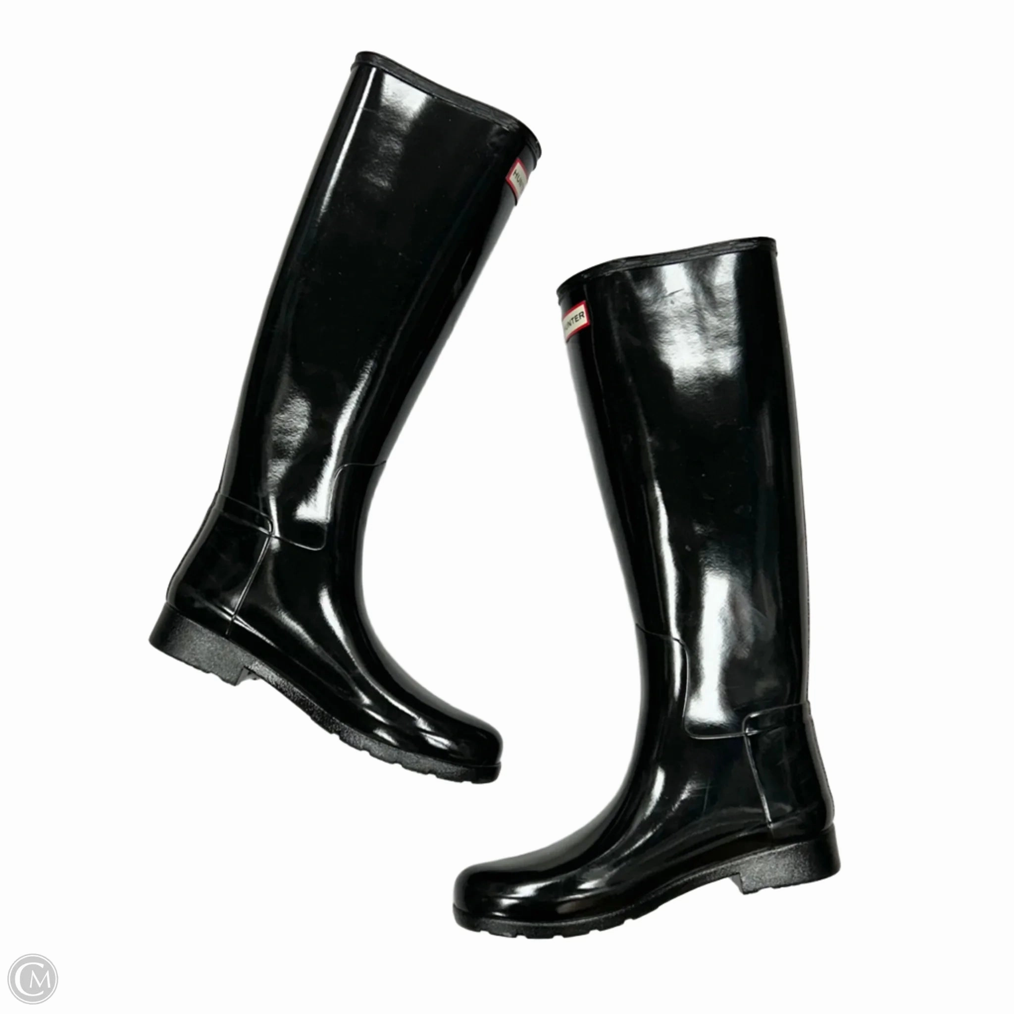 Boots Rain By Hunter In Black, Size: 8
