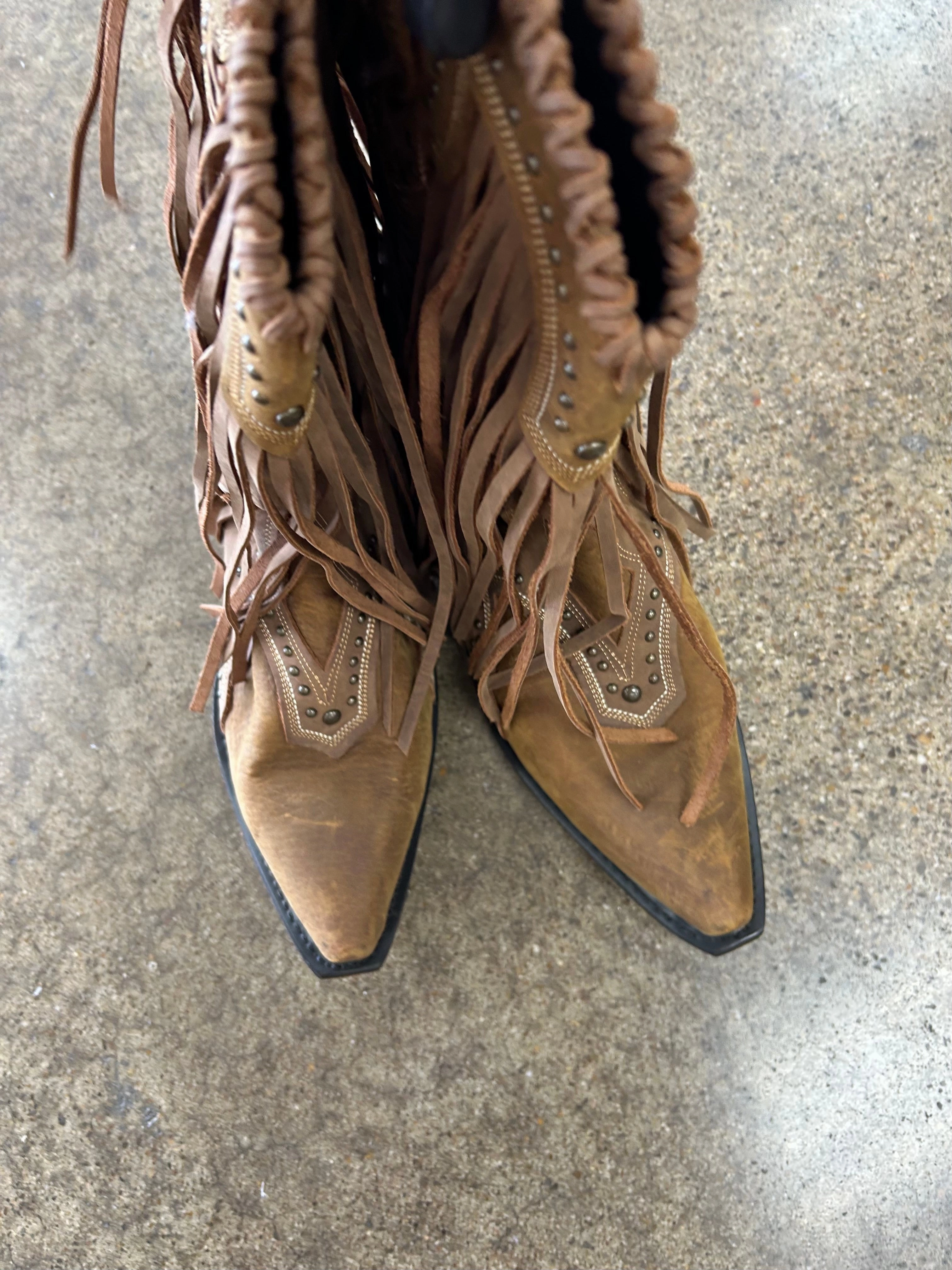 Boots Western By Clothes Mentor In Brown, Size:11