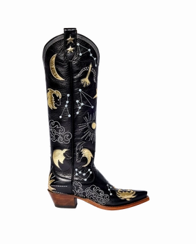 Celeste Black Boot