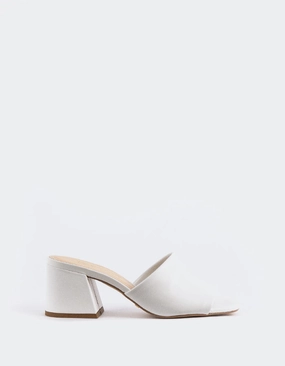 Clarabelle White Leather