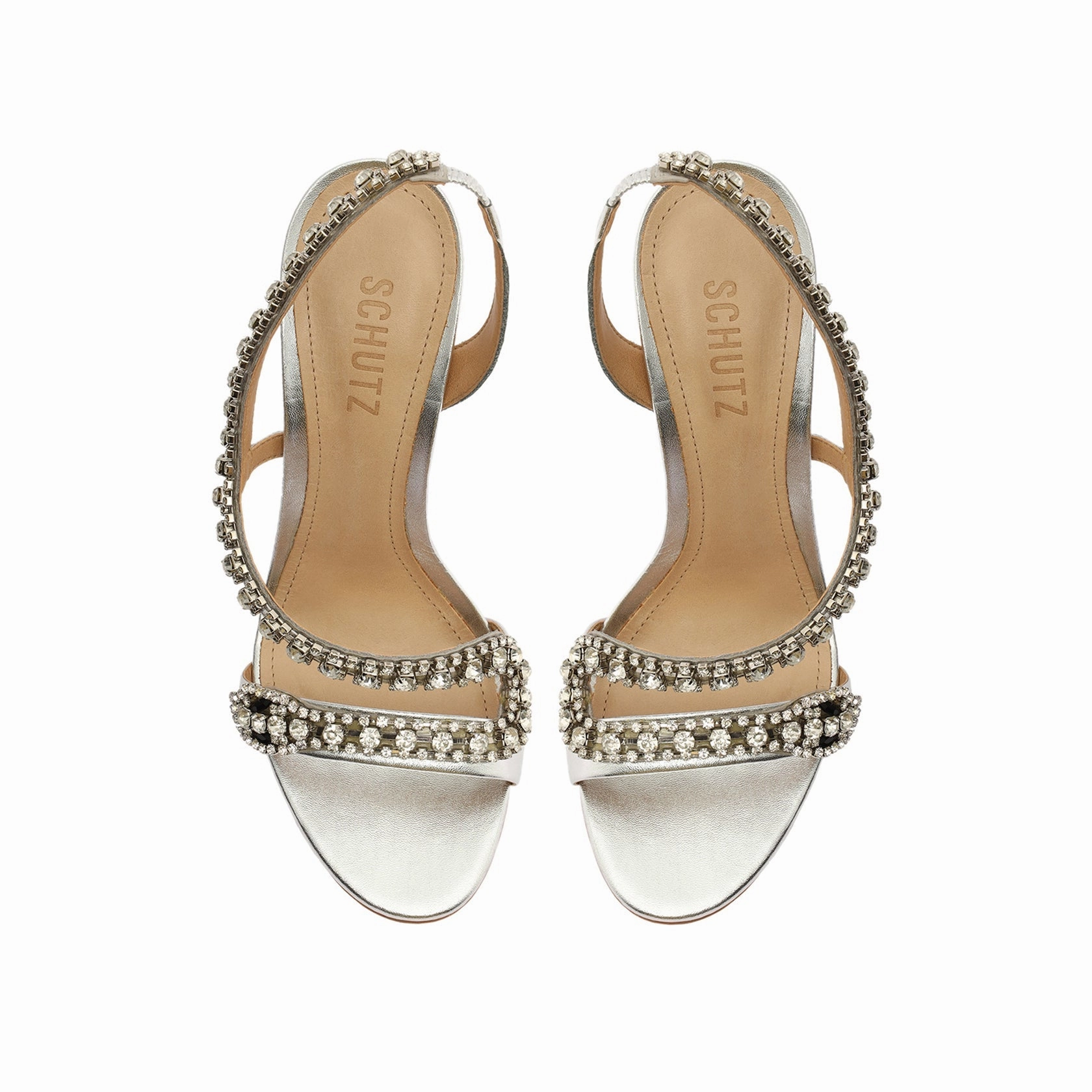 Court Metallic Sandal - Silver