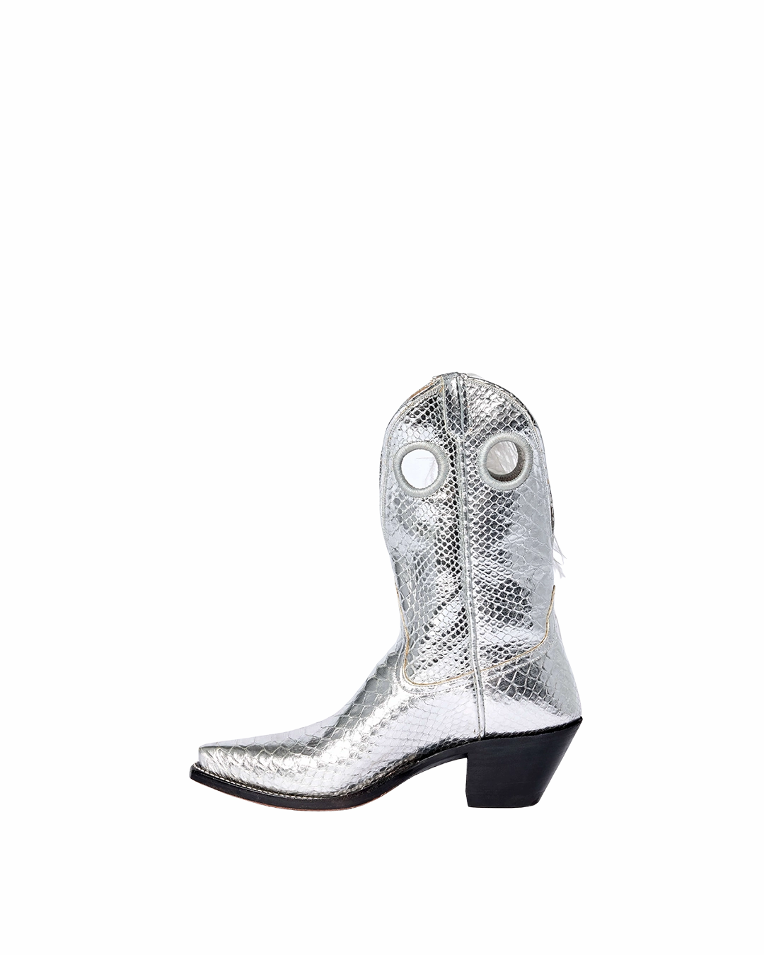 Crawford Metallic Silver Python