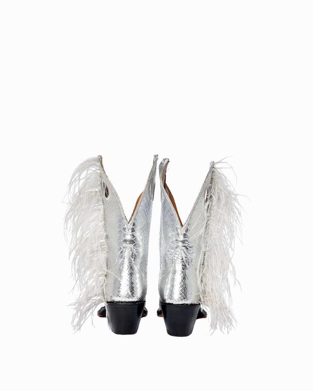 Crawford Metallic Silver Python