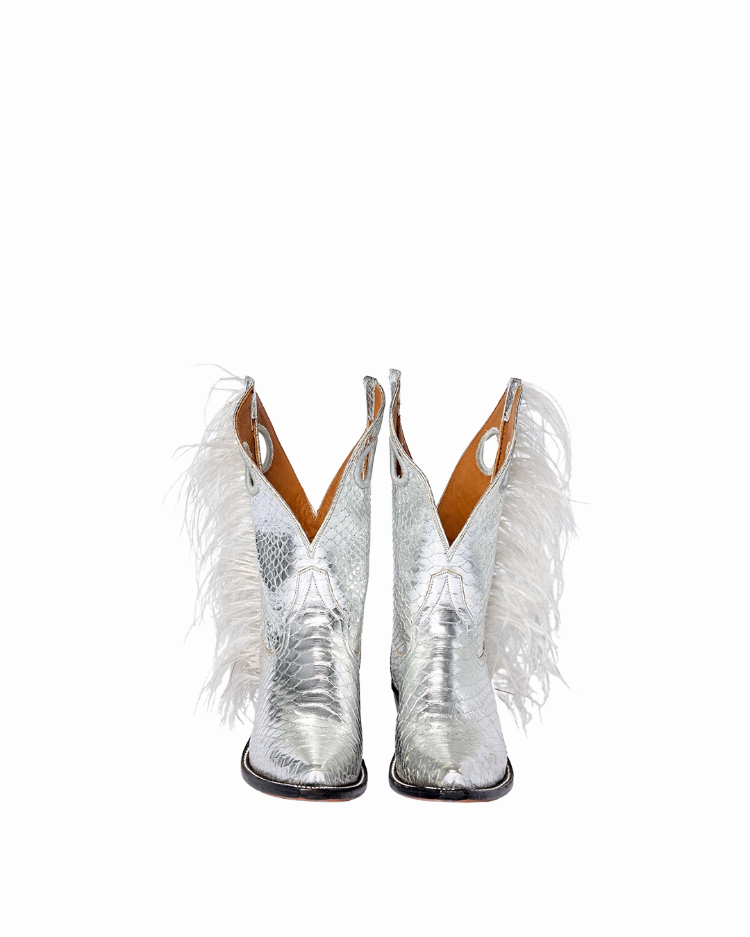 Crawford Metallic Silver Python