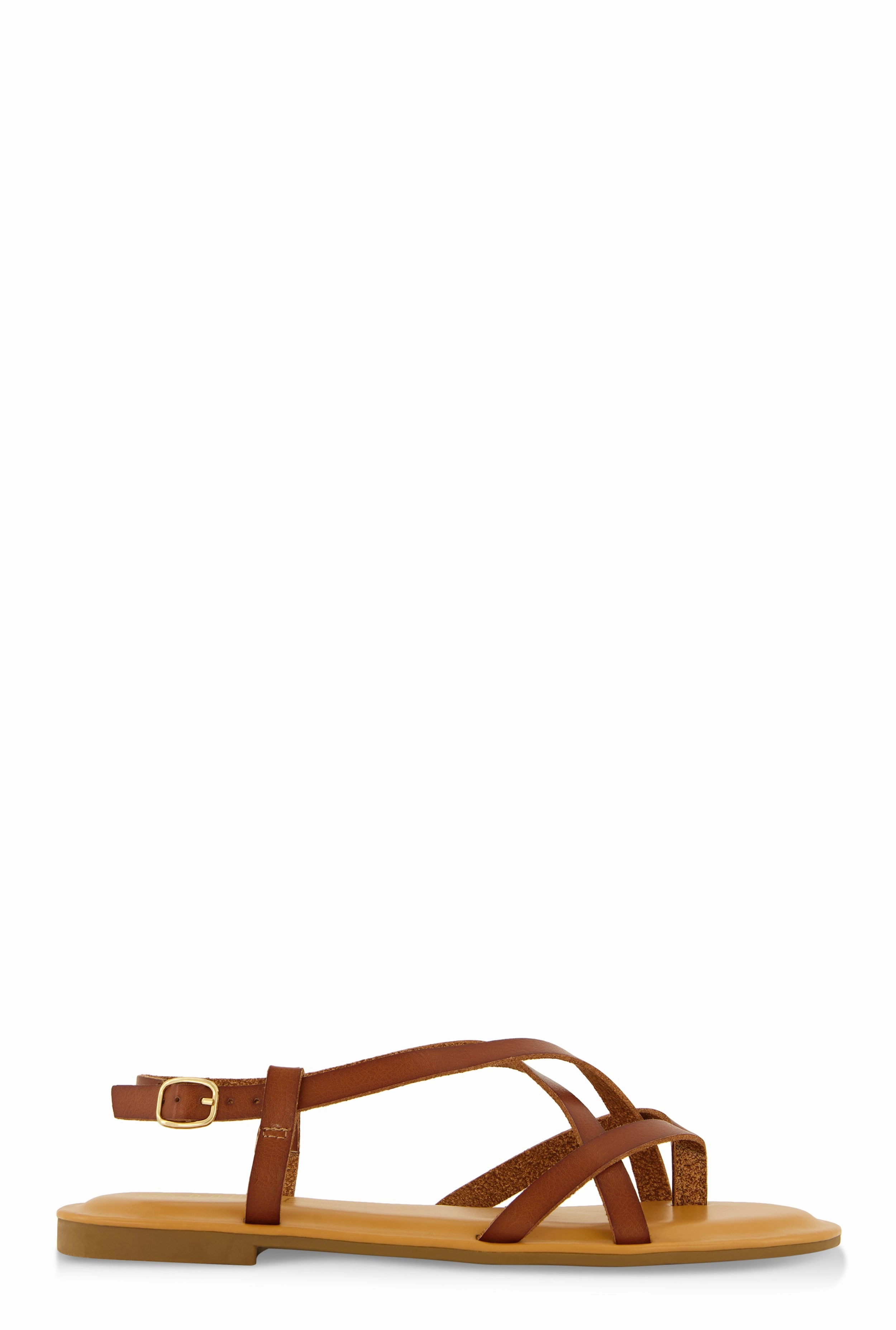 Criss Cross Strappy Thong Sandals