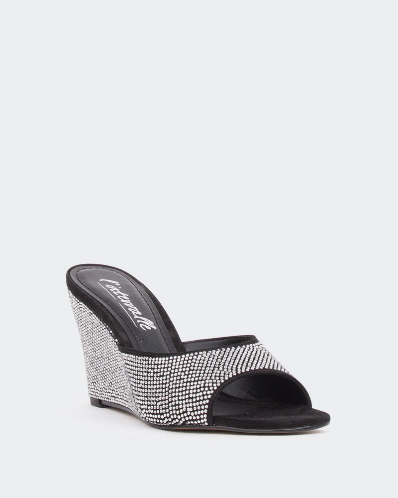 Crystal, Black Suede/Suède Noir