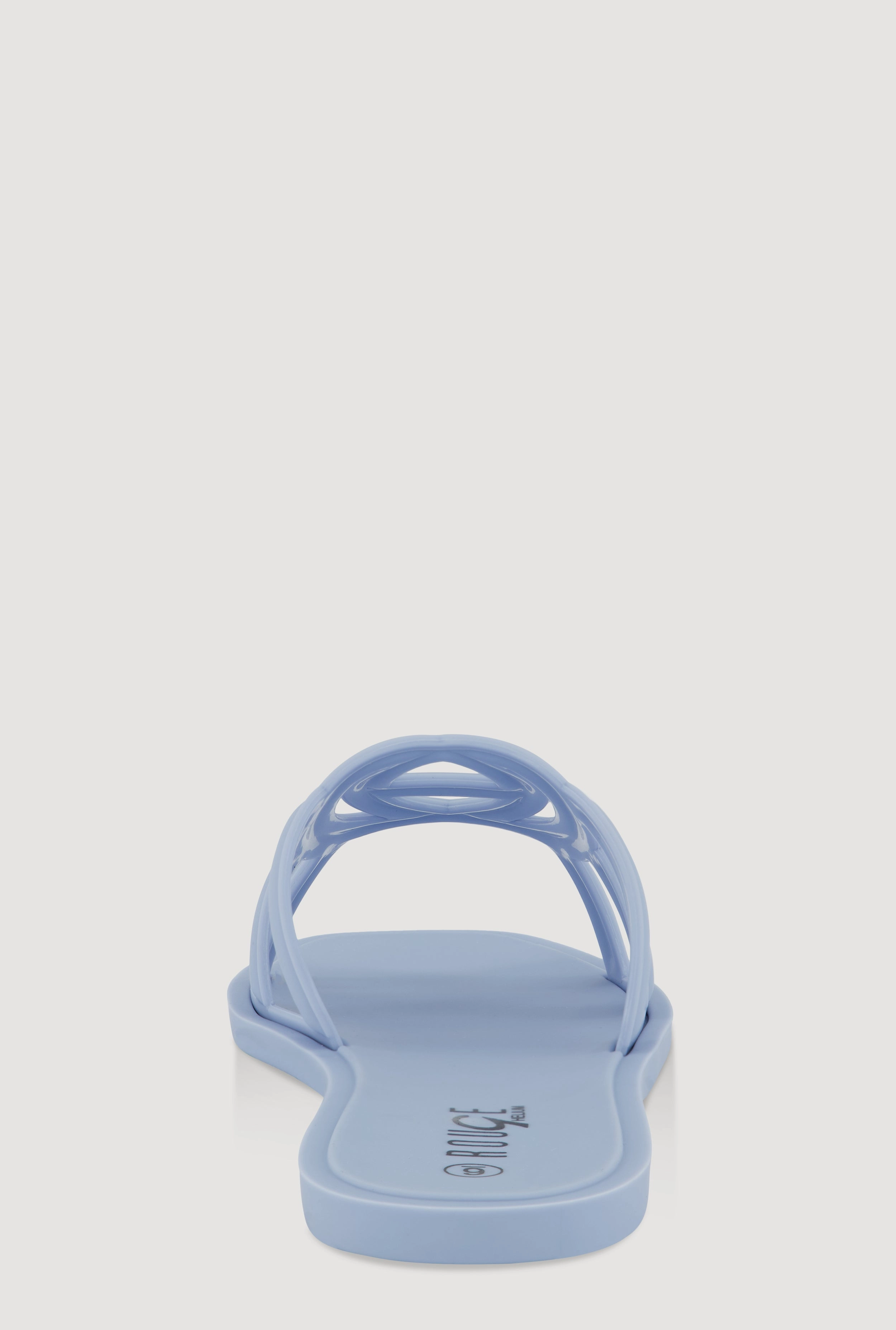 Cut Out Band Jelly Slide Sandals