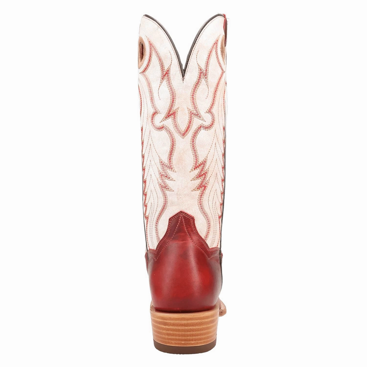 Dan Post Womens Adelaide Red/White Leather Cowboy Boots