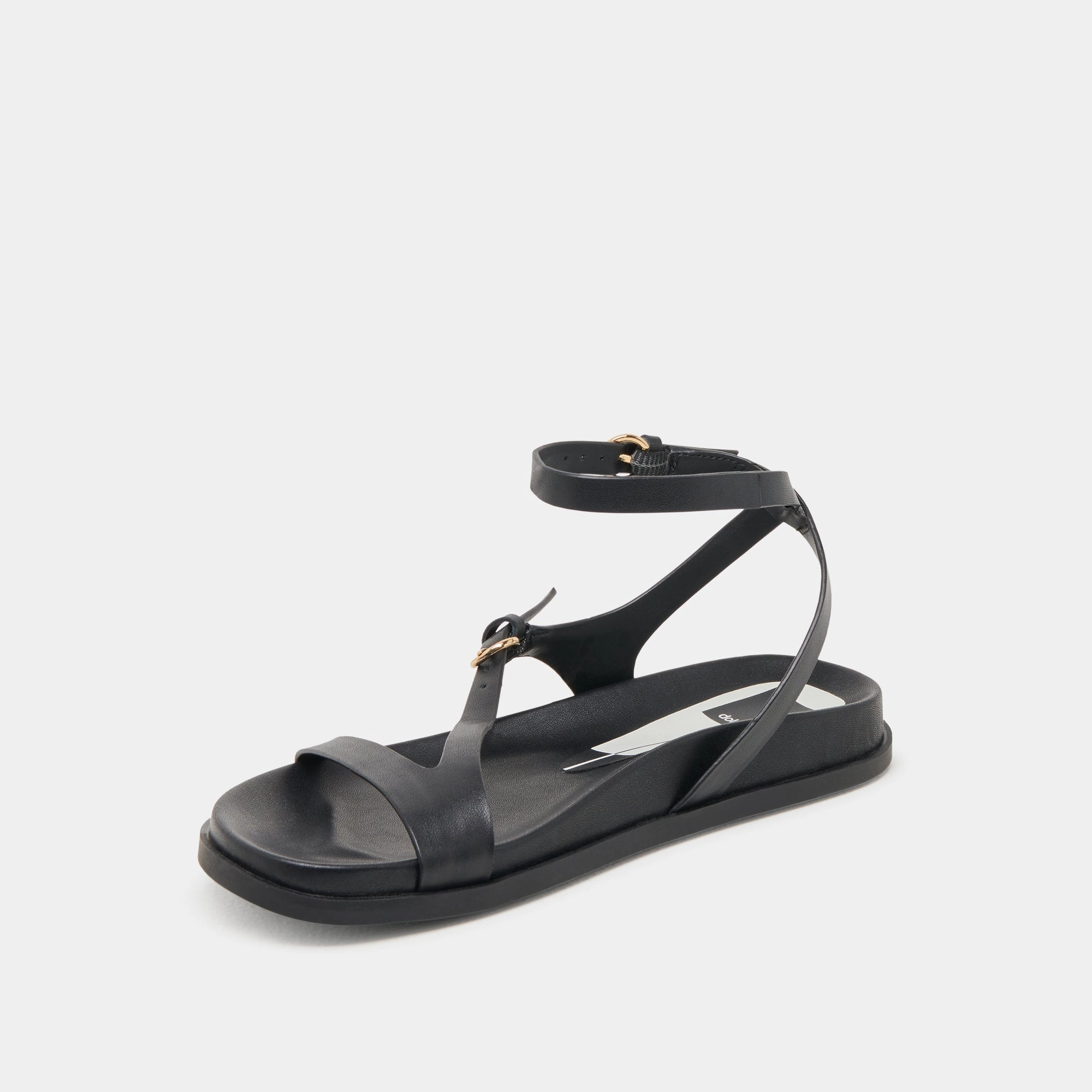 DARLIS SANDALS BLACK LEATHER