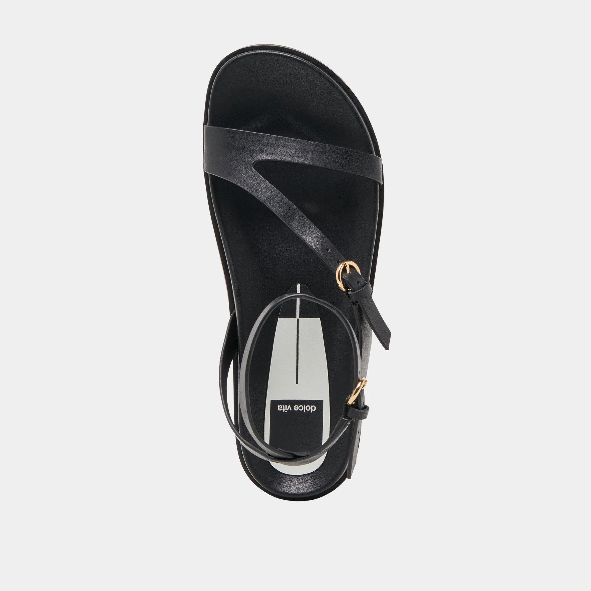 DARLIS SANDALS BLACK LEATHER