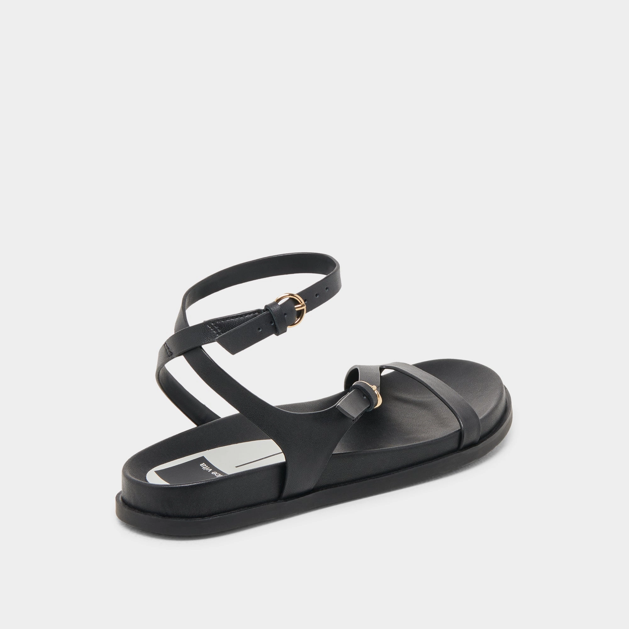DARLIS SANDALS BLACK LEATHER