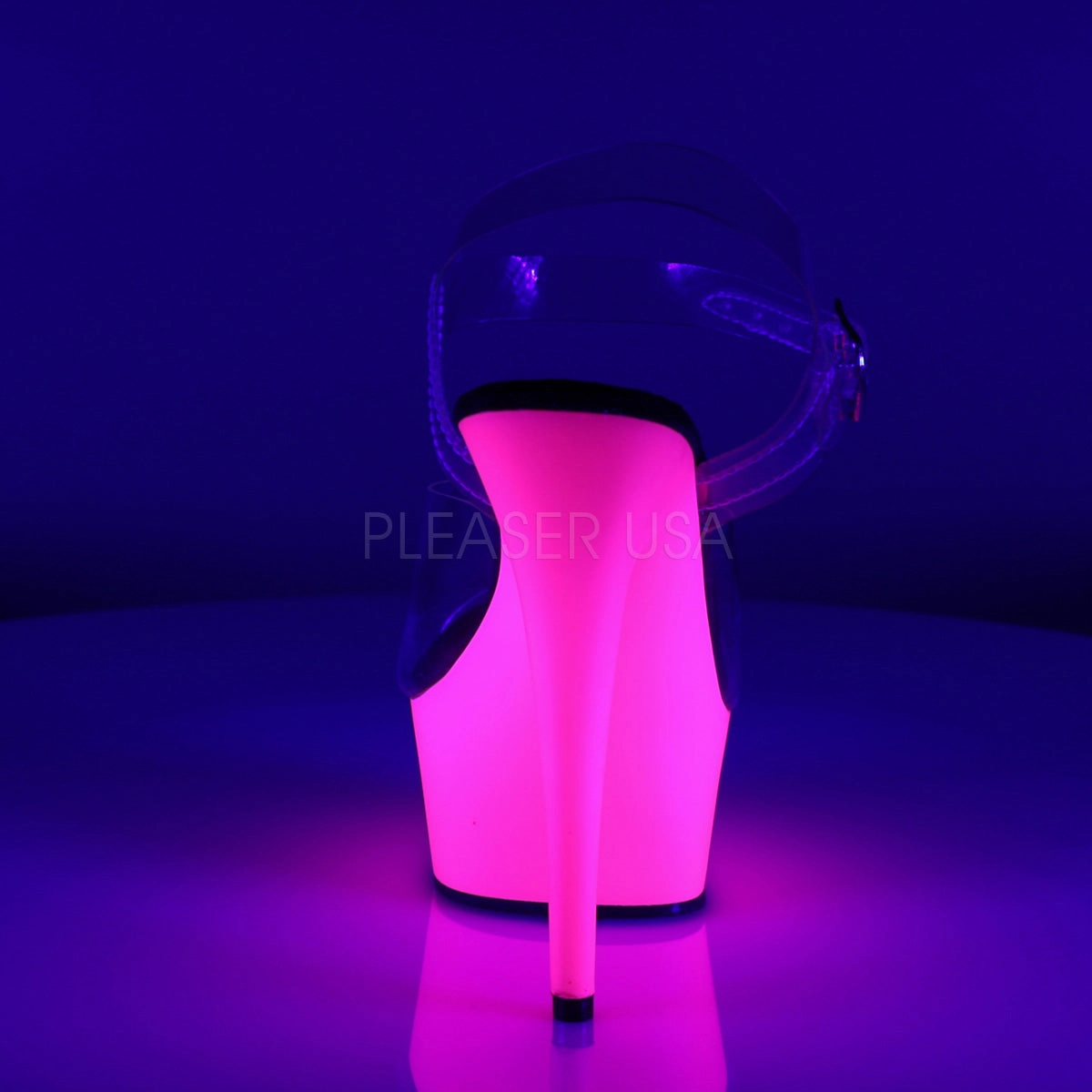DELIGHT-608UV  Clear/Neon Pink
