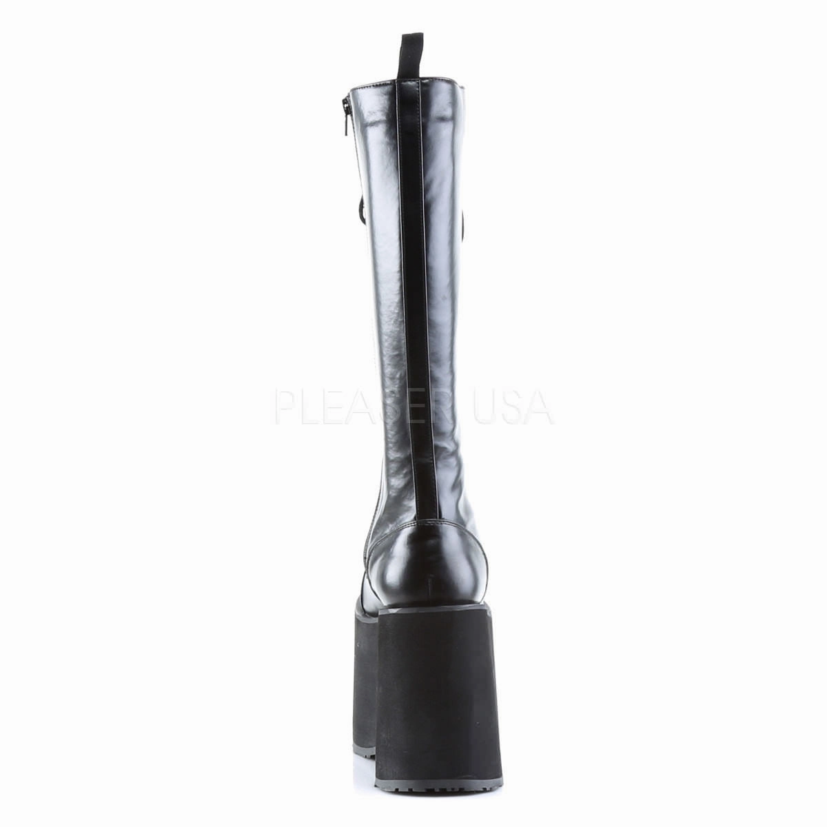DEMONIA MEGA-602 Men's Black Pu Vegan Boots