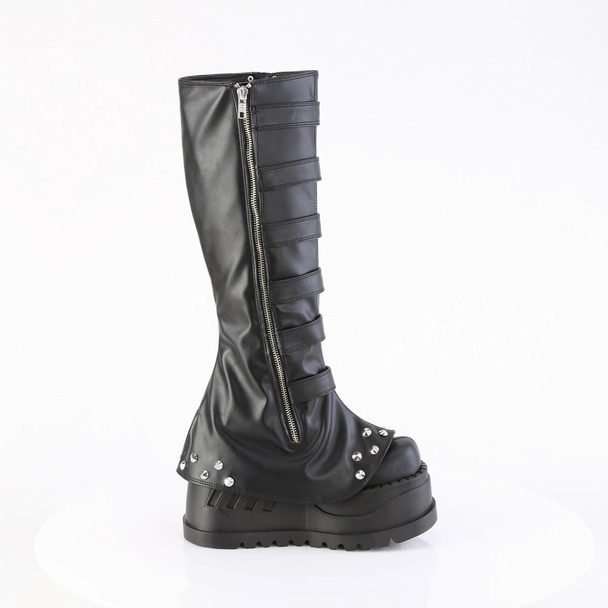 Demonia STOMP-223-Black-Size 7-Clearance