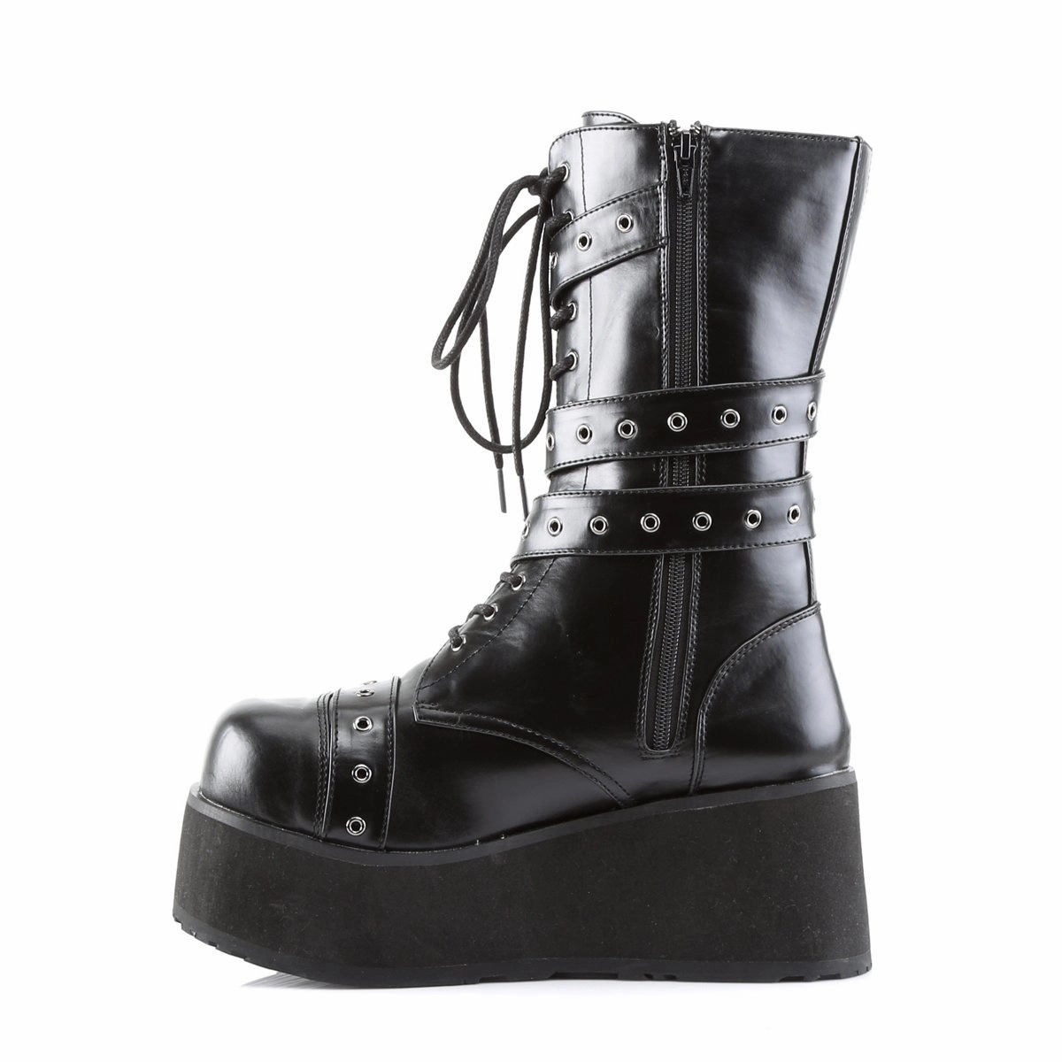 Demonia Trashville-205-Black-Size 4-Clearance
